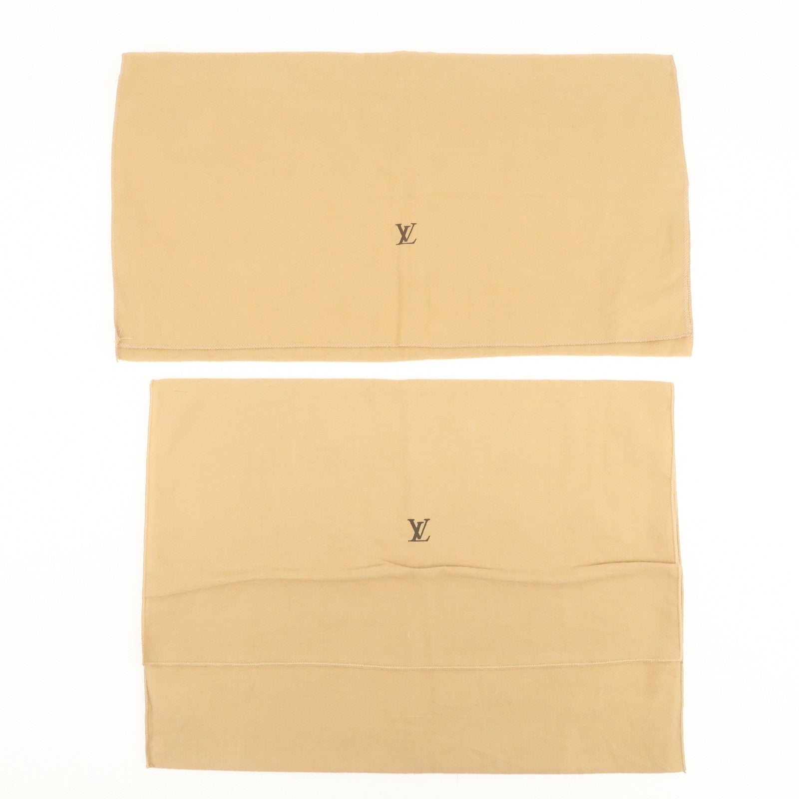 Louis Vuitton Set of 13 Dust Bag Storage Bag Flap Style Beige