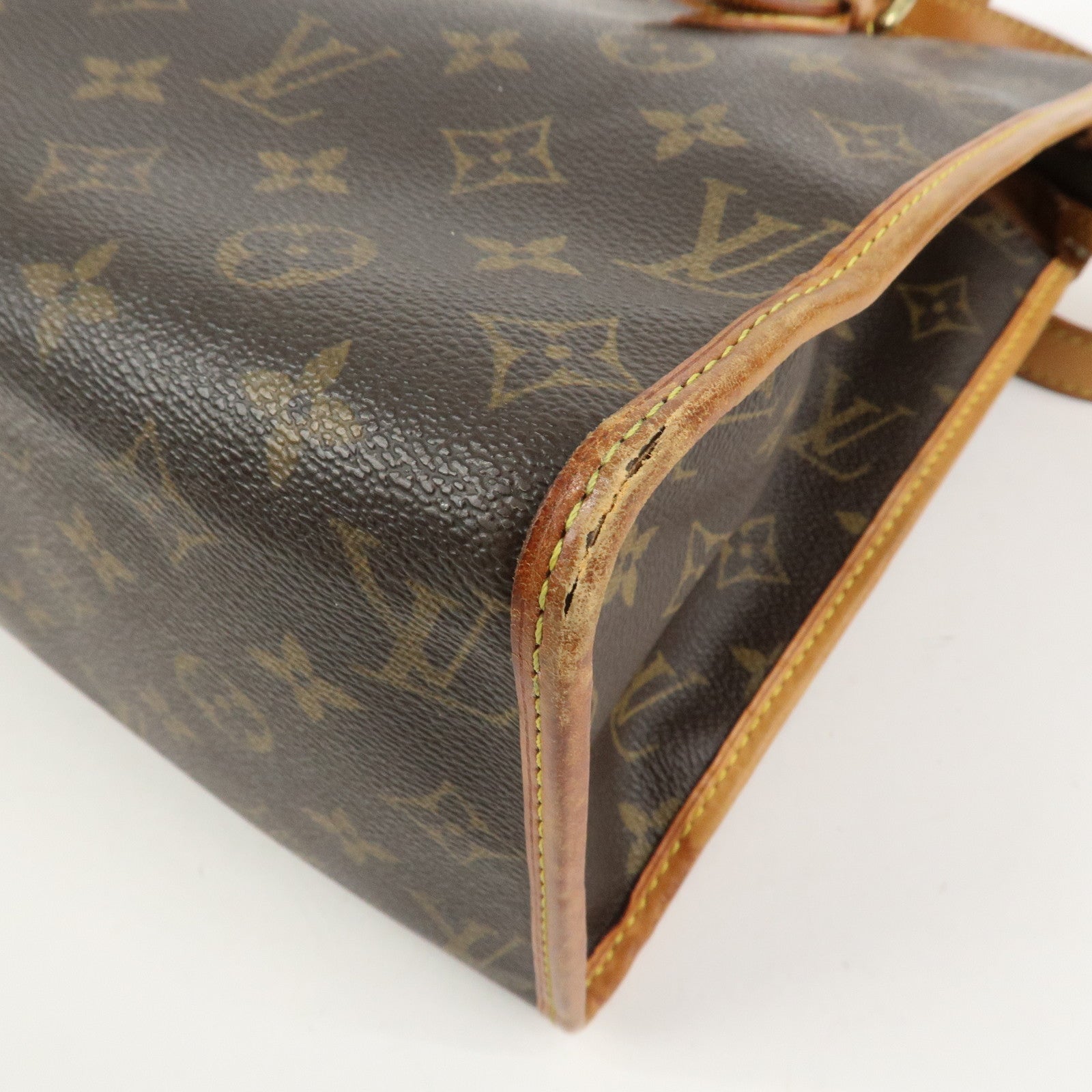 Louis Vuitton Monogram Popincourt Haut Shoulder Bag Brown M40007