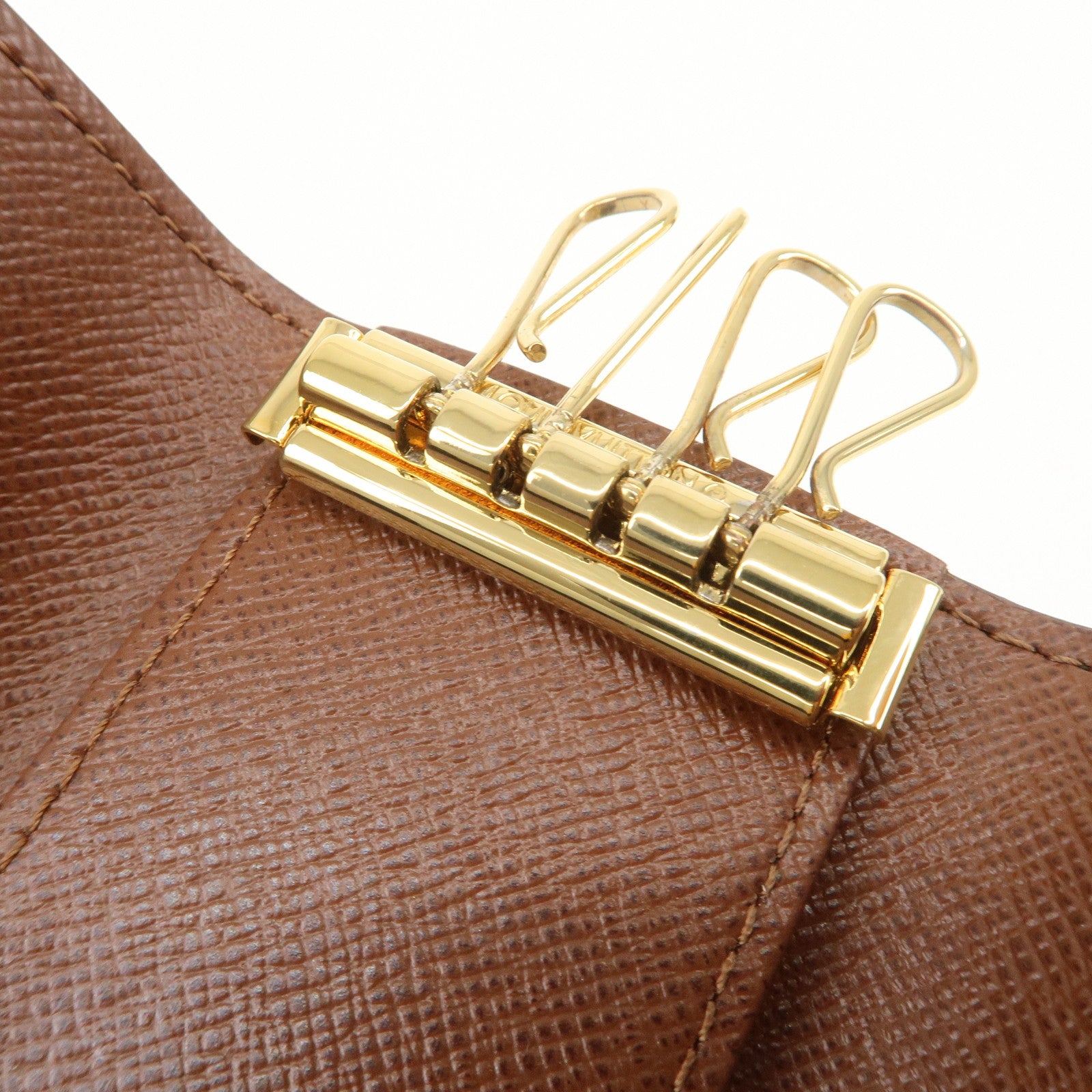 Louis Vuitton Monogram Multicles 4 Key Case Key Holder Brown M6263