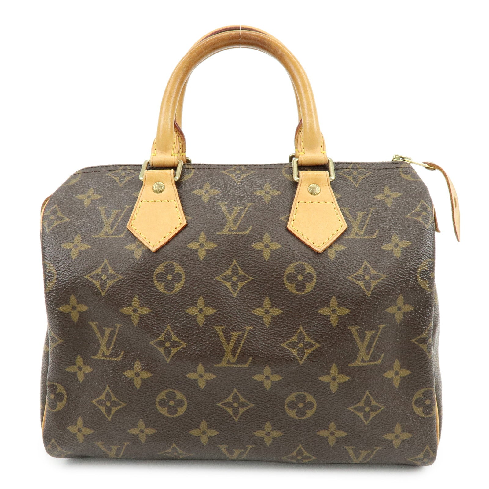 Louis Vuitton Monogram Speedy 25 Boston Bag Hand Bag Brown M41528