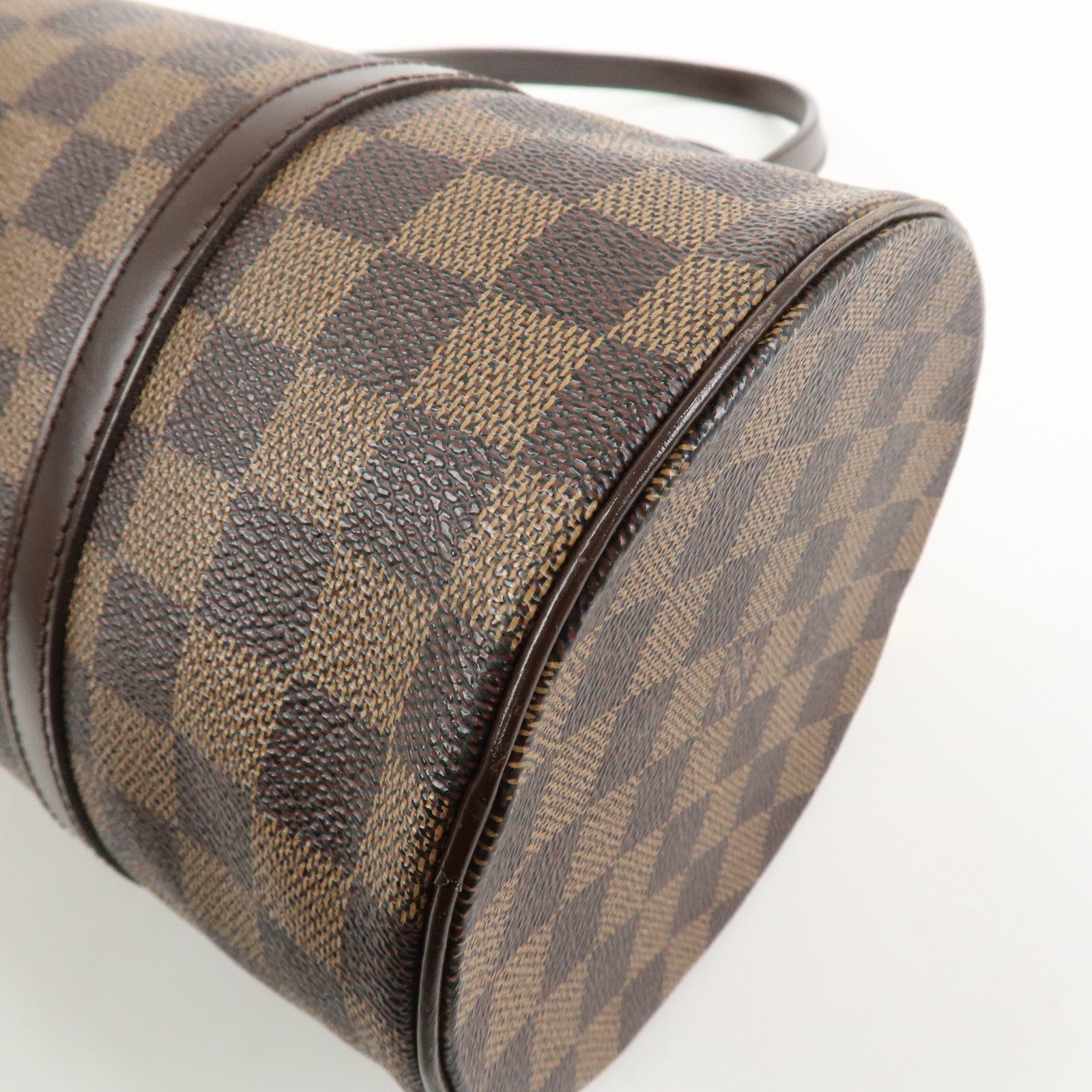 Louis Vuitton Damier Ebene Papillon 30 Hand Bag Brown N51303