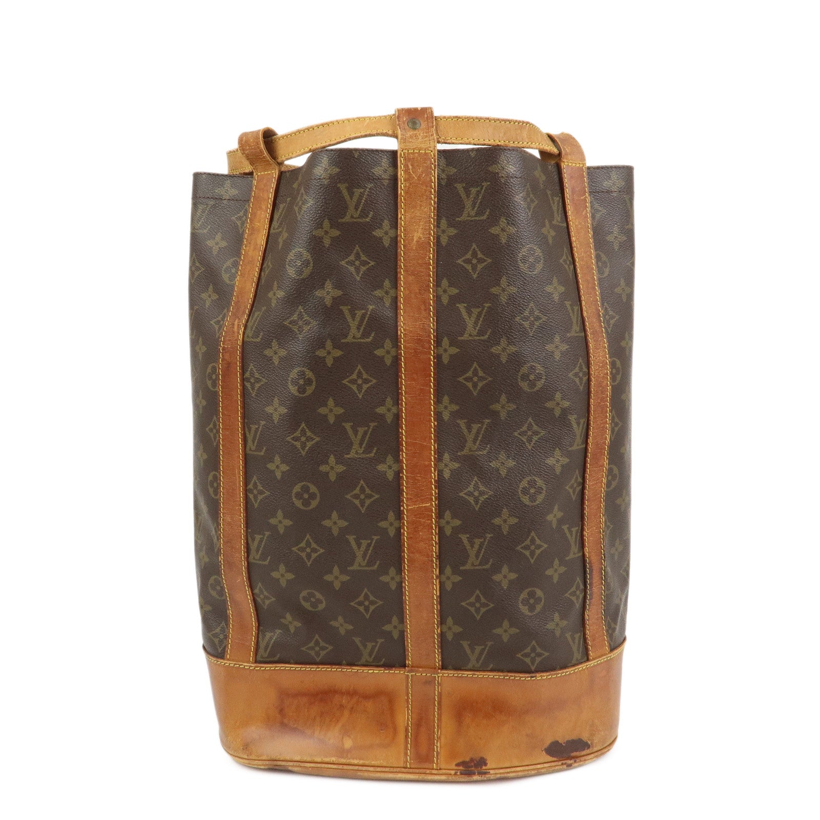 Louis Vuitton Monogram Randonnee GM Shoulder Bag Brown M42244