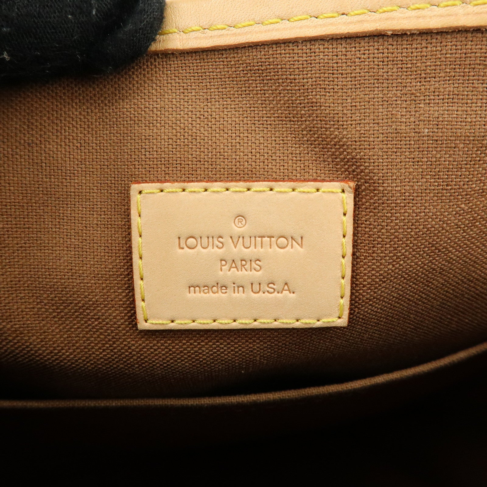 Louis Vuitton Monogram Batignolles Tote Bag Hand Bag Brown M51156