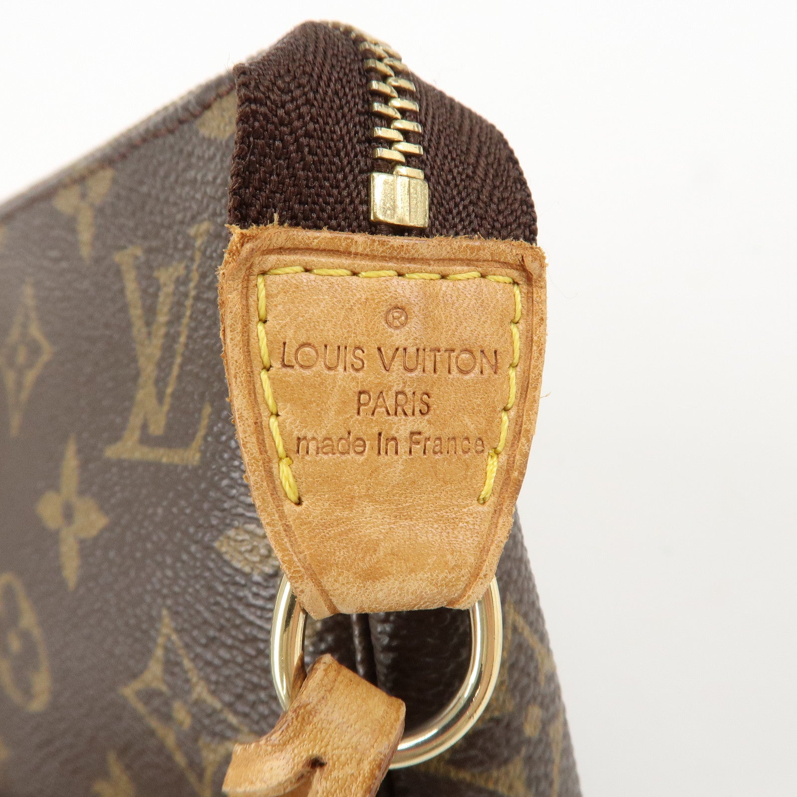 Louis Vuitton Monogram Pochette Accessoires Hand Bag Brown M51980