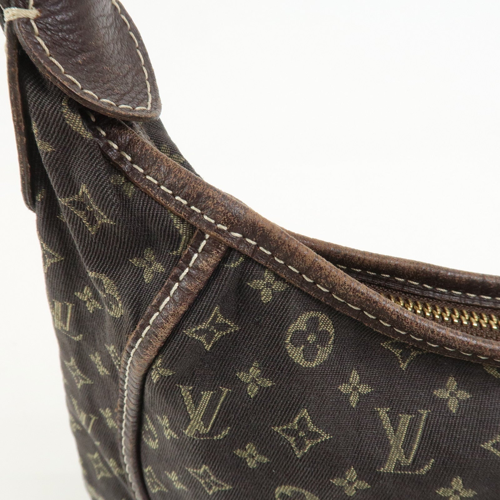 Louis Vuitton Monogram Mini Lin Manon PM Shoulder Bag Ebene M95621
