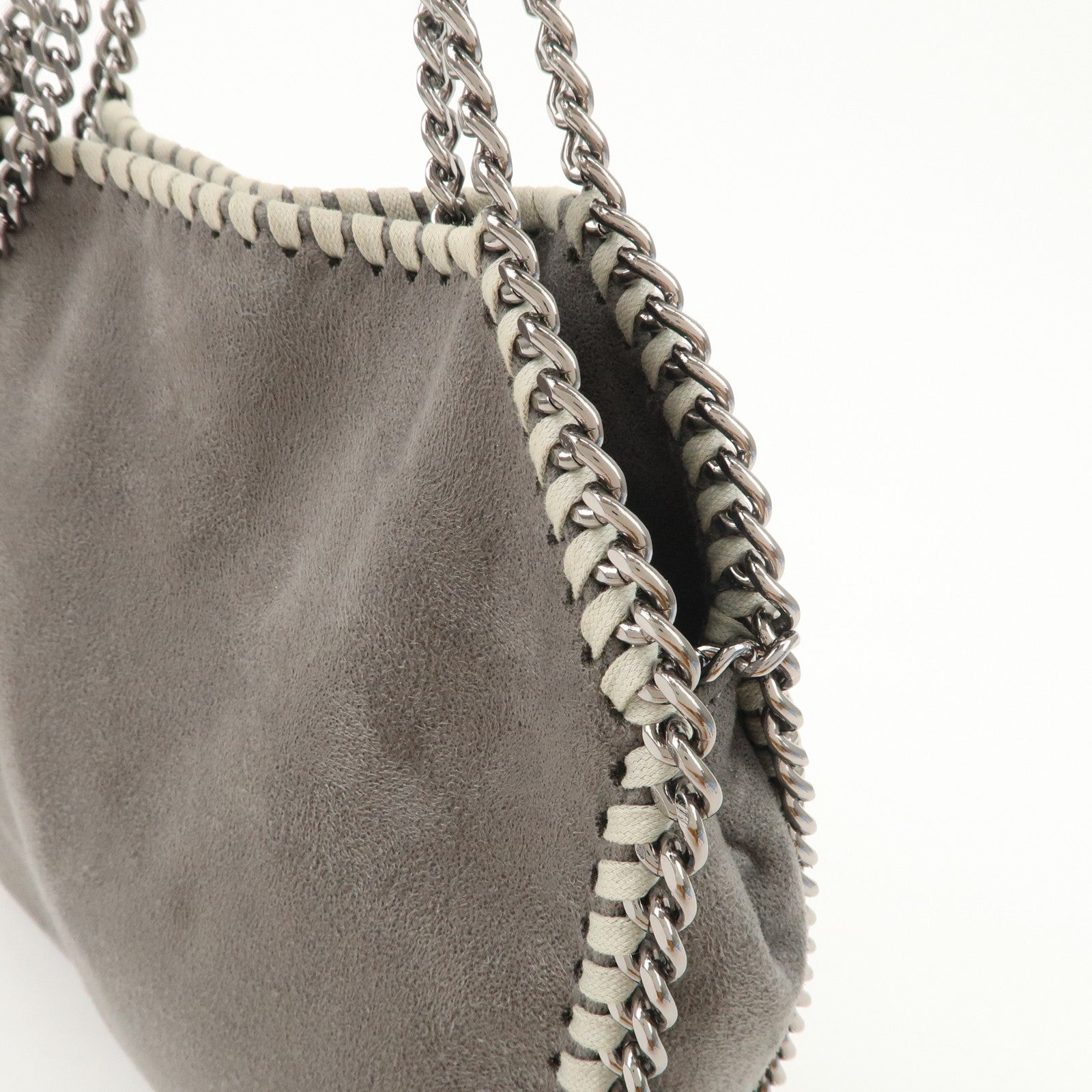 STELLA MCCARTNEY Polyester Falabella 2Way Bag Gray 371223