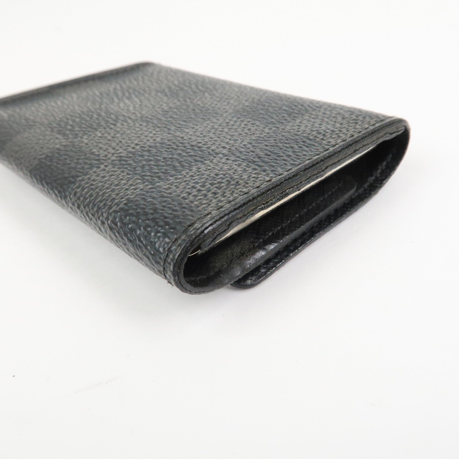 Louis Vuitton Damier Graphite Multicle 6 Key Case Gray Black N62662