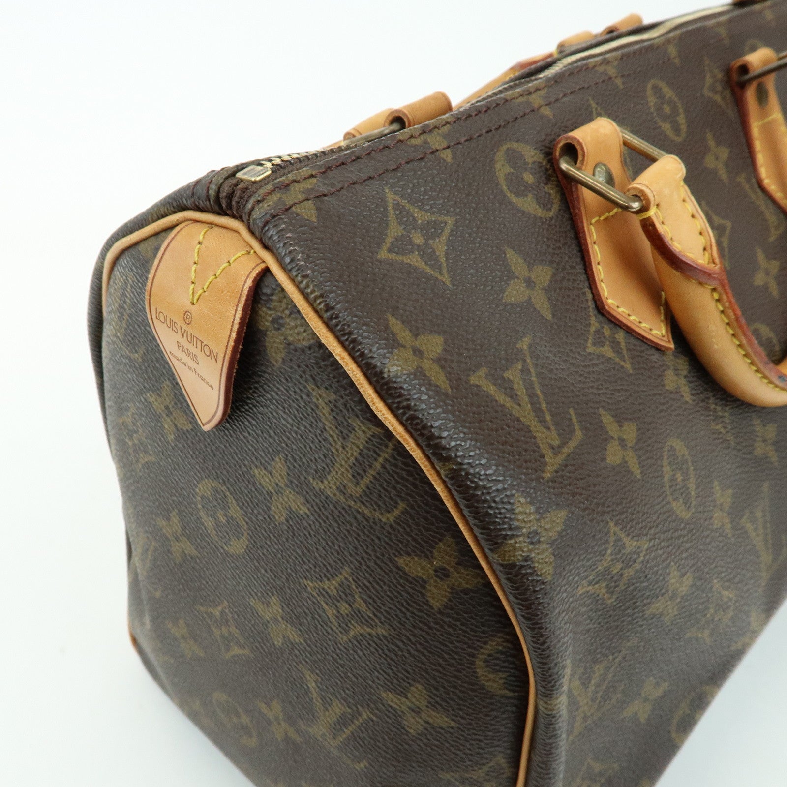 Louis Vuitton Monogram Speedy 30 Boston Bag Hand Bag Brown M41526