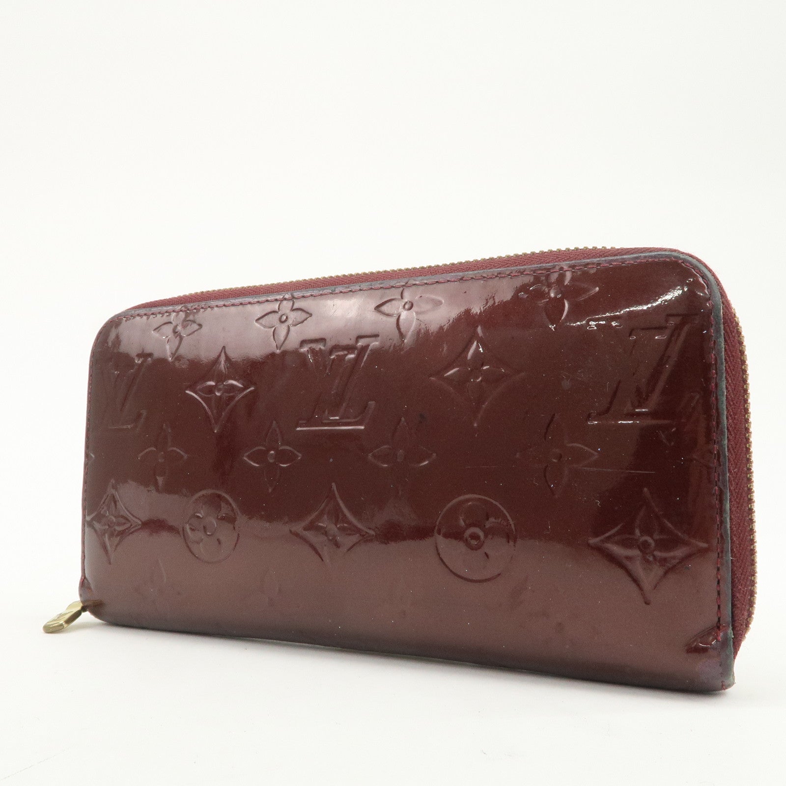 Louis Vuitton Monogram Vernis Leather Set of 2 Wallet M93522/M93575