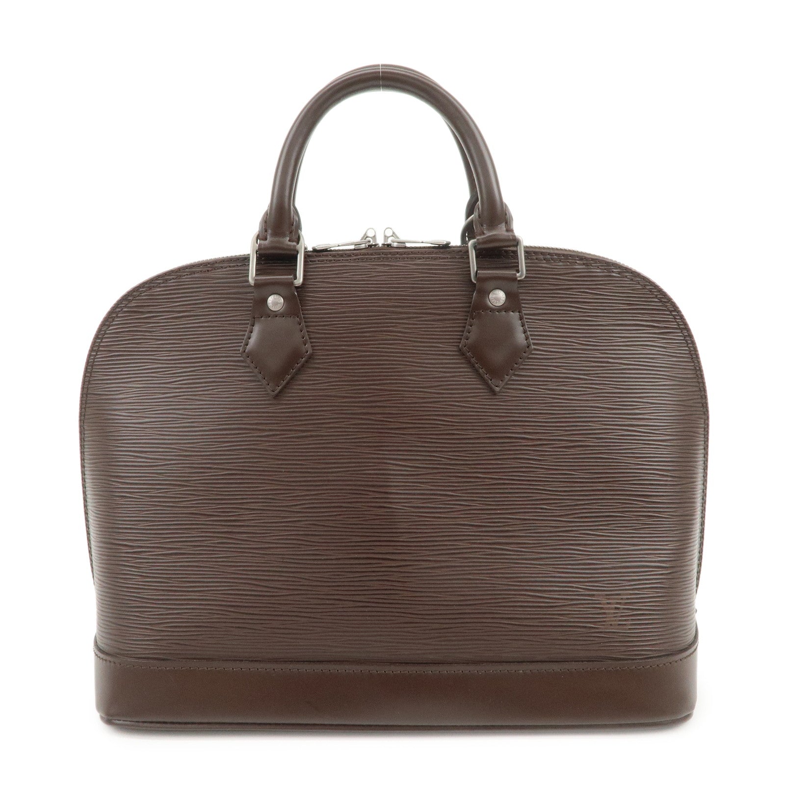 Louis Vuitton Epi Leather Alma Hand Bag Mocha M5214D