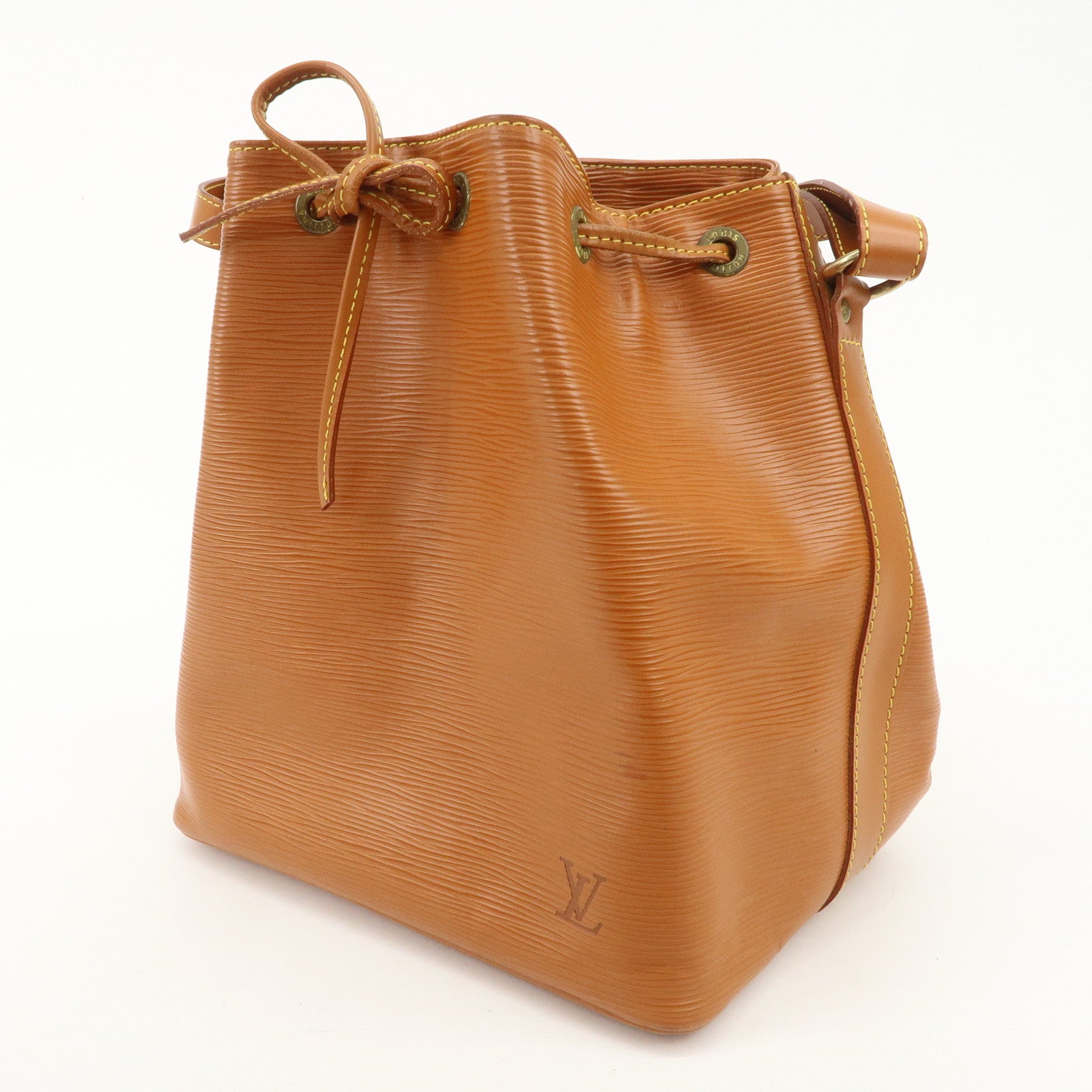 Louis Vuitton Epi Leather Petit Noe Shoulder Bag Zipang Gold M44108