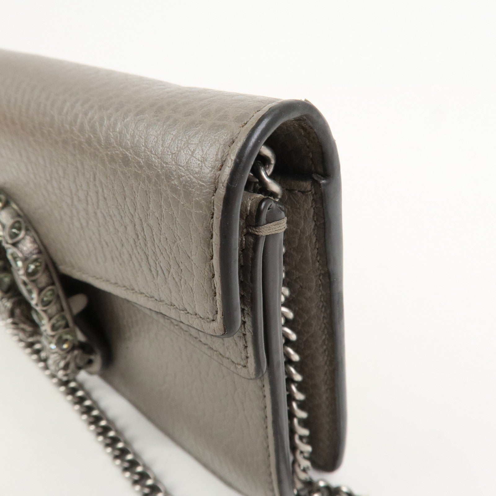 GUCCI Dionysus Super Mini Bag Leather Chain Shoulder Bag 476432