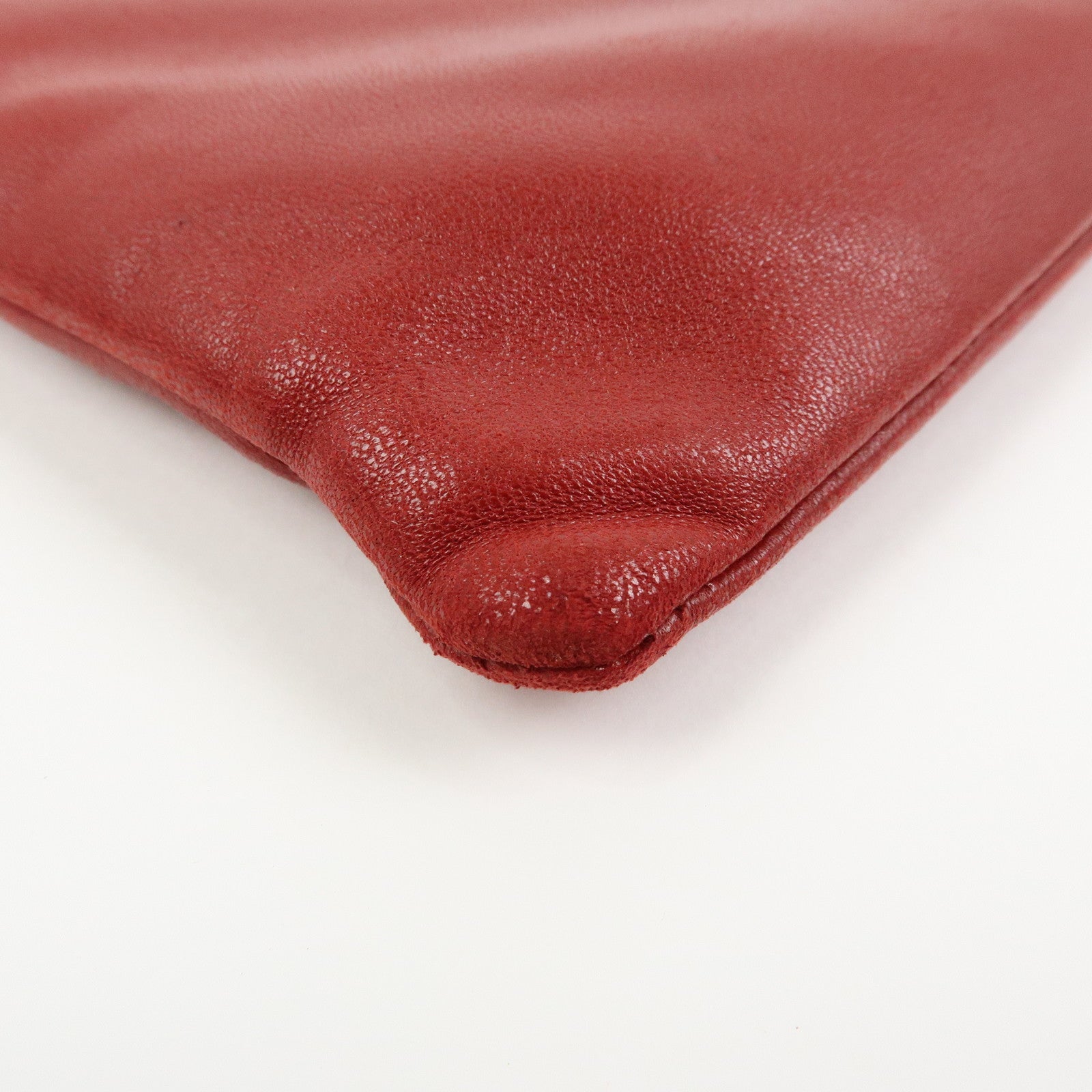 LOEWE Anagram Nappa Leather Shoulder Bag Crossbody Bag Red