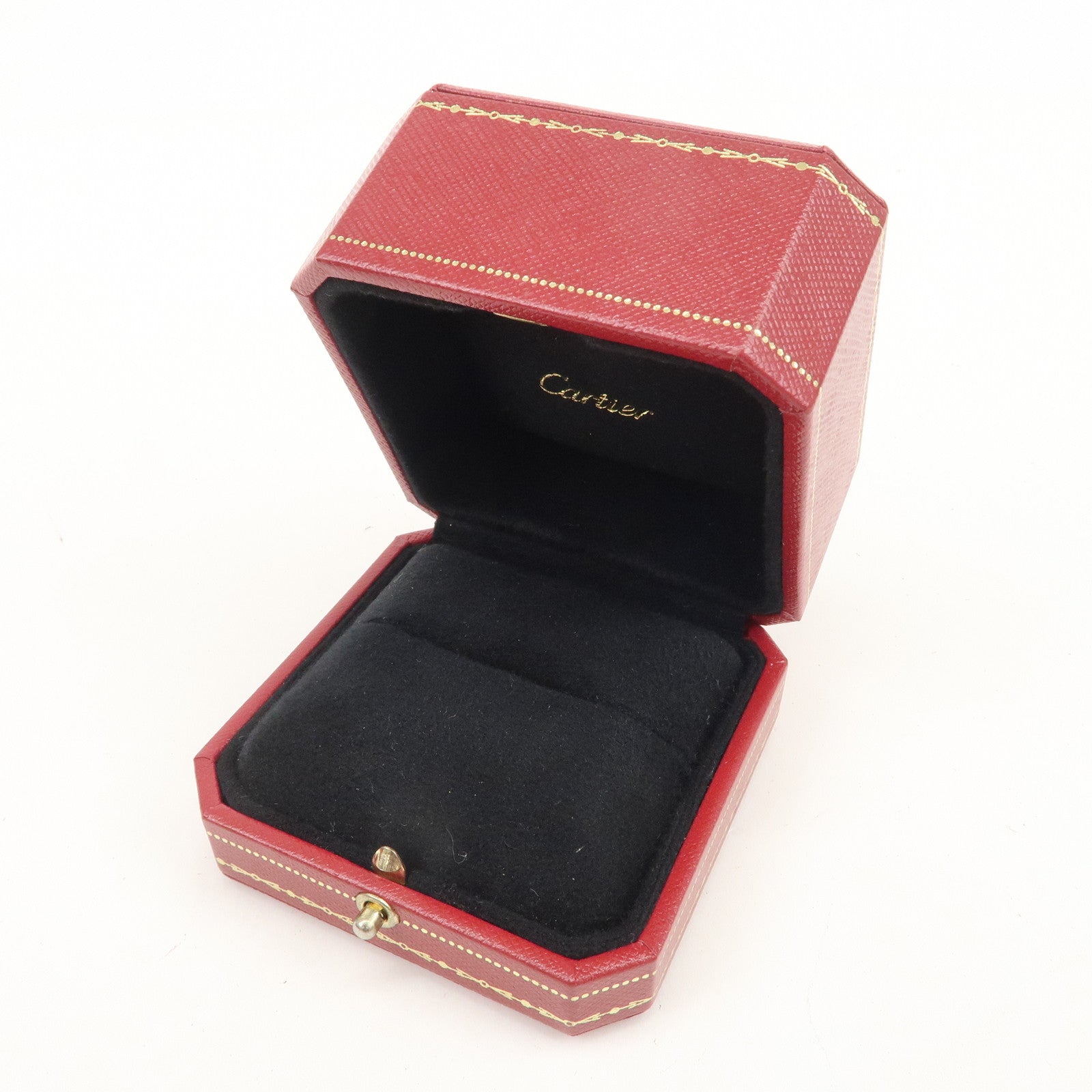 Cartier Set of 5 Jewelry Boxes Ring Boxes Red Gold