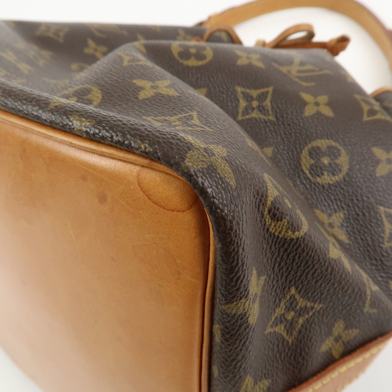 Louis Vuitton Monogram Petit Noe Shoulder Bag Brown M42226