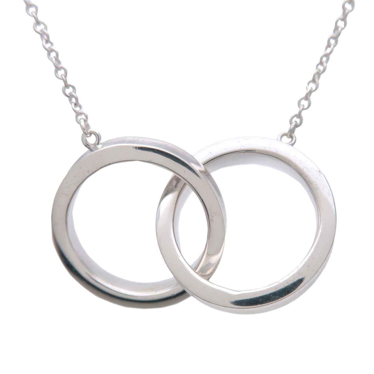 Tiffany & Co 1837 Interlocking Circle Necklace SV925 Silver