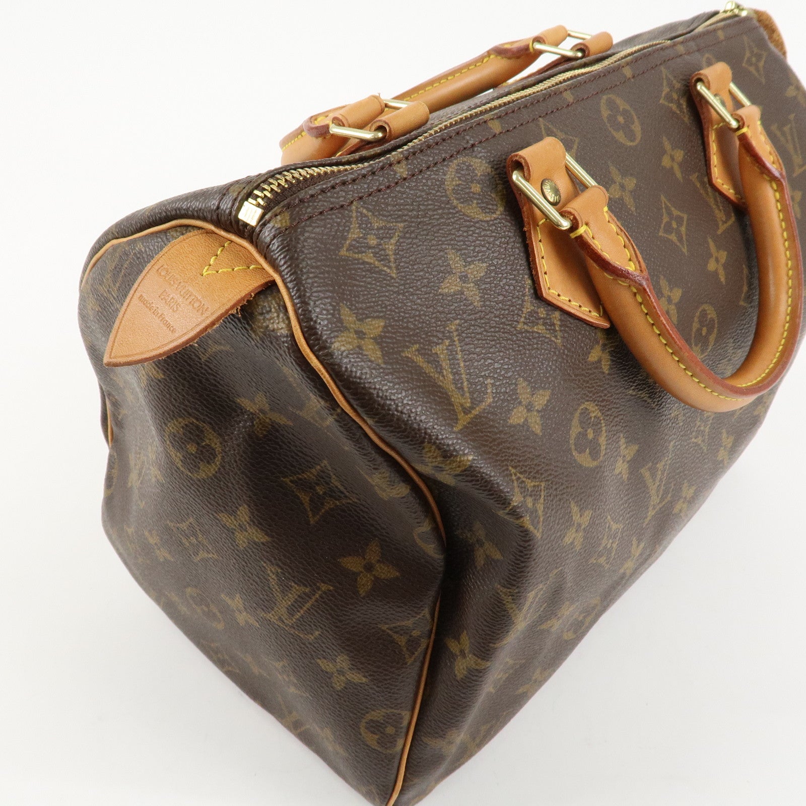 Louis Vuitton Monogram Speedy 30 Hand Bag Boston Bag M41108 Used