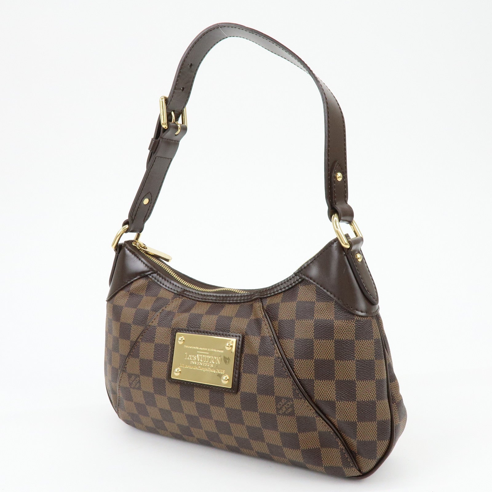 Louis Vuitton Damier Ebene Thames PM Shoulder Bag Hand Bag N48180
