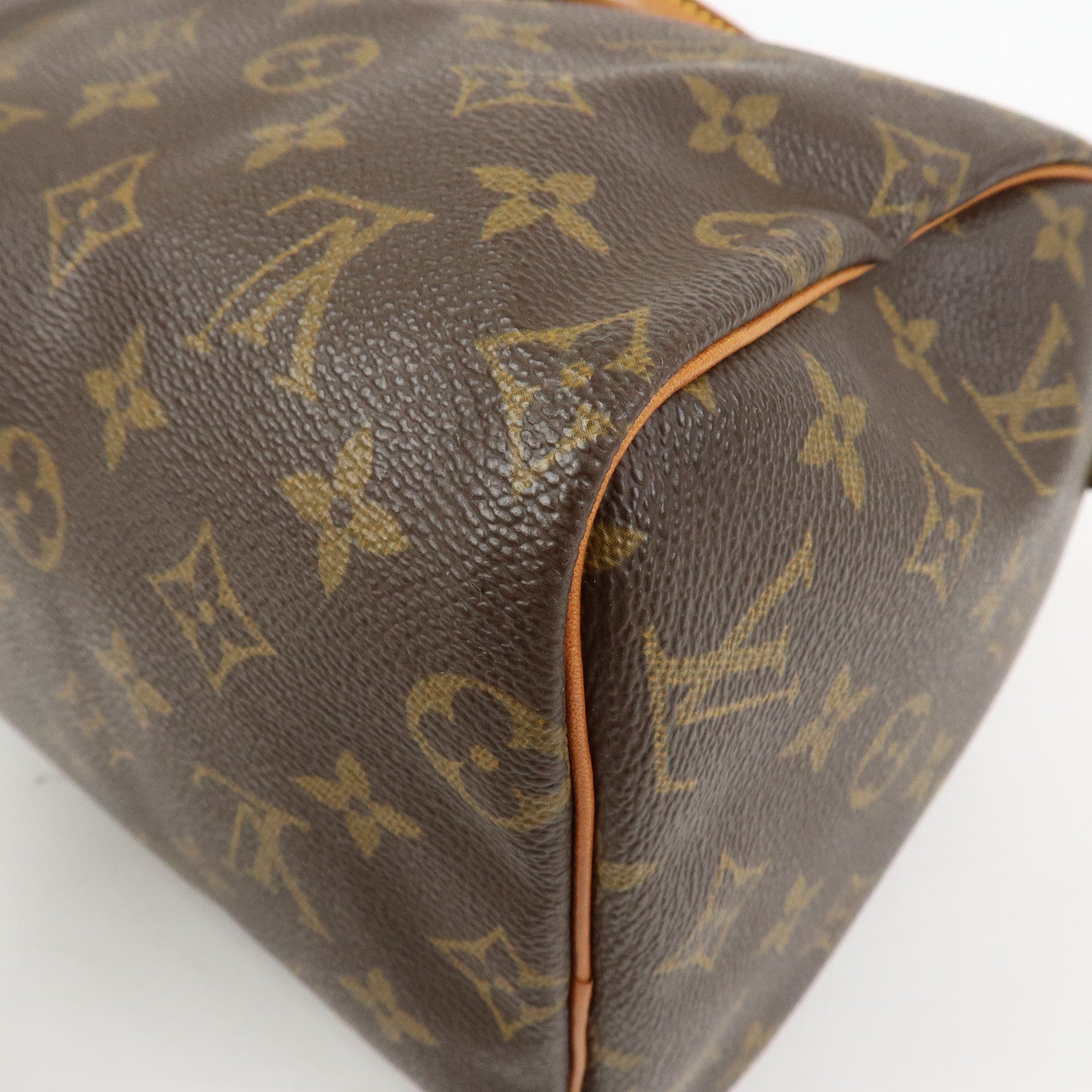 Louis Vuitton Monogram Speedy 25 Boston Bag Hand Bag Brown M41528