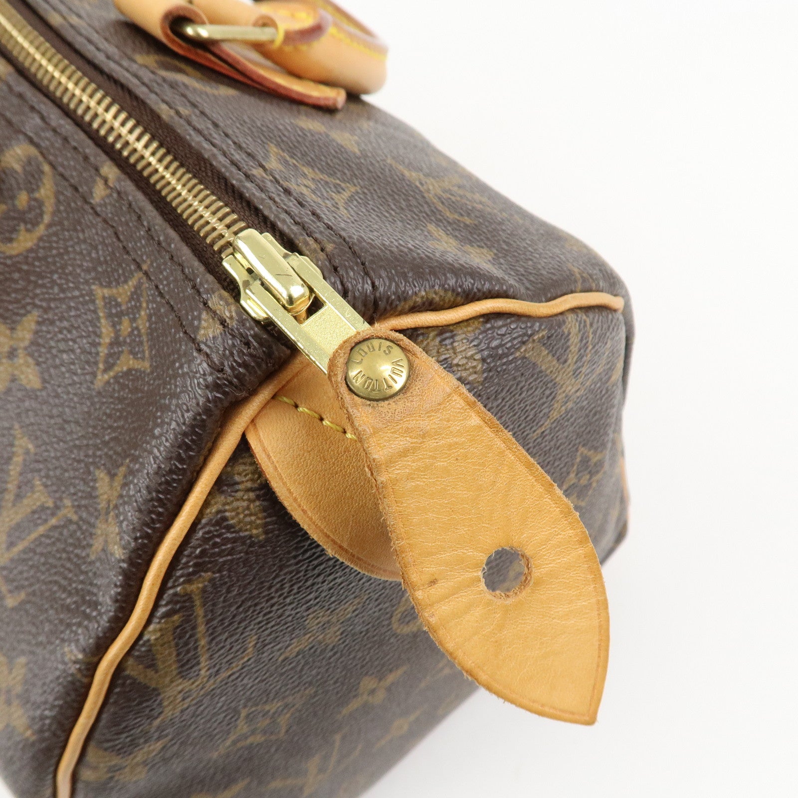 Louis Vuitton Monogram Speedy 30 Boston Bag Hand Bag Brown M41526