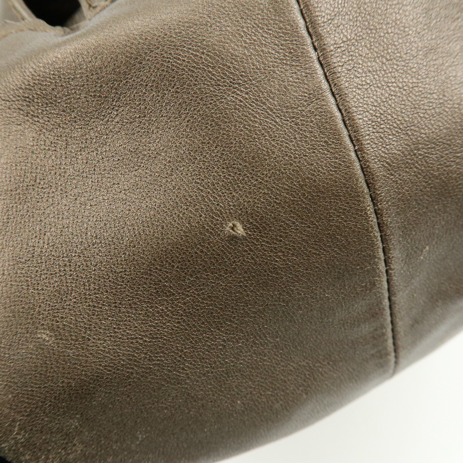 LOEWE Anagram Nappa Aire Nappa Leather Hand Bag Brown