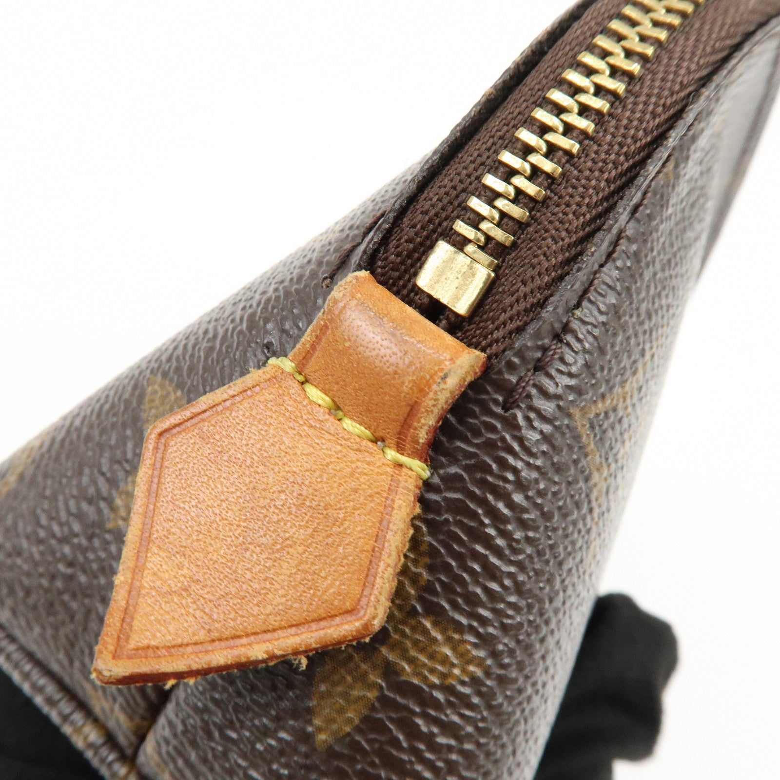 Louis Vuitton Monogram Pochette Cosmetic PM Pouch Brown M47515