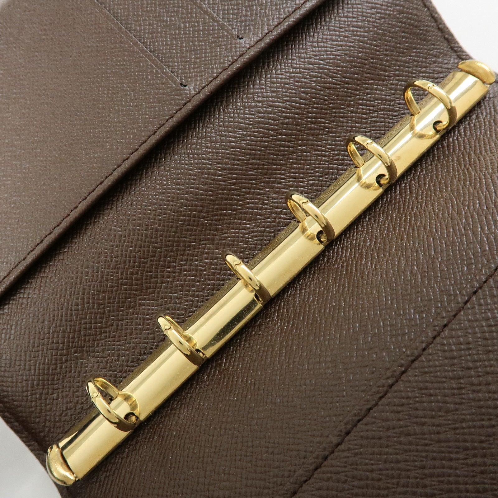 Louis Vuitton Damier Ebene Agenda PM Planner Cover Brown R20700