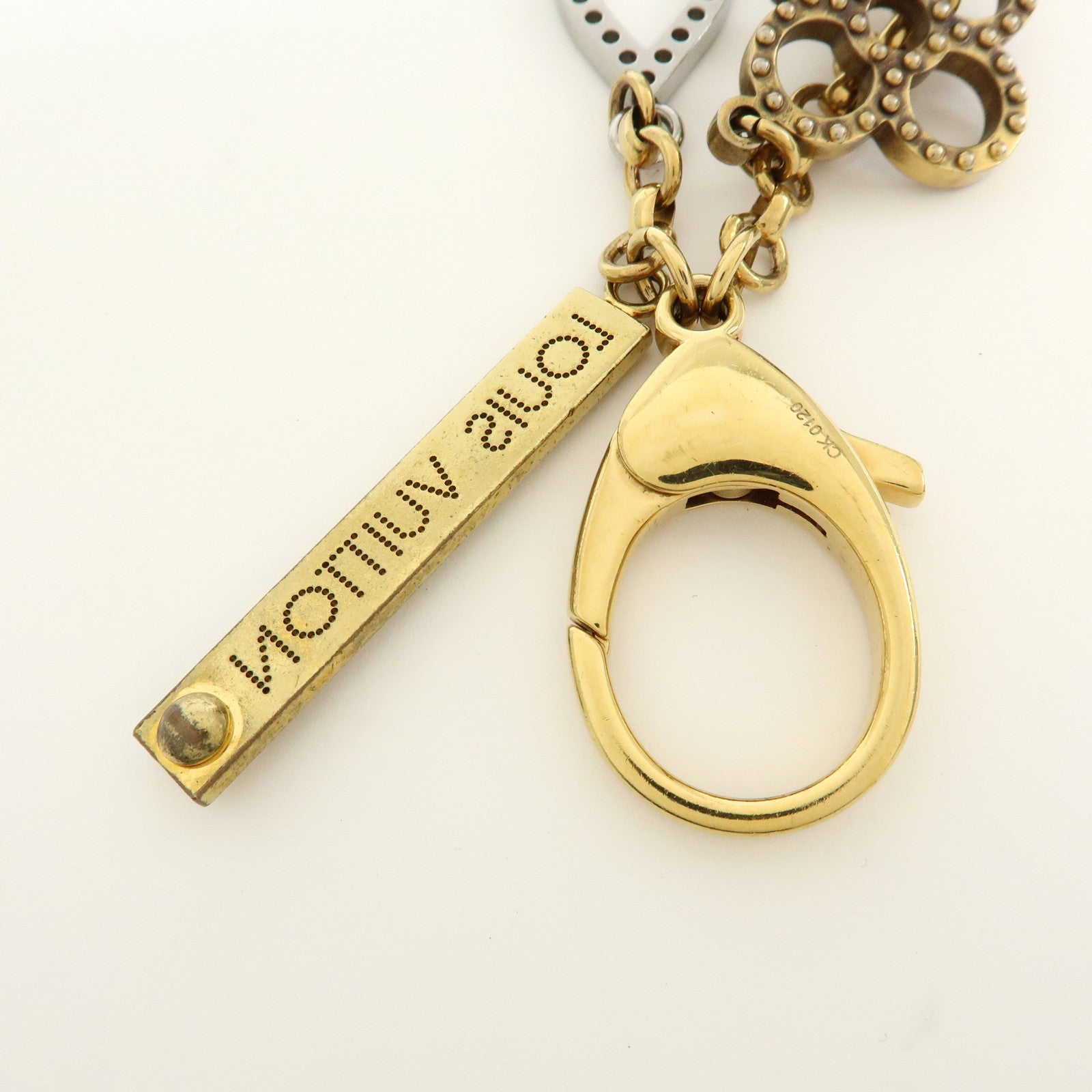 Louis Vuitton Bijoux Sac Tapage Metal Bag Charm Gold Silver M65090