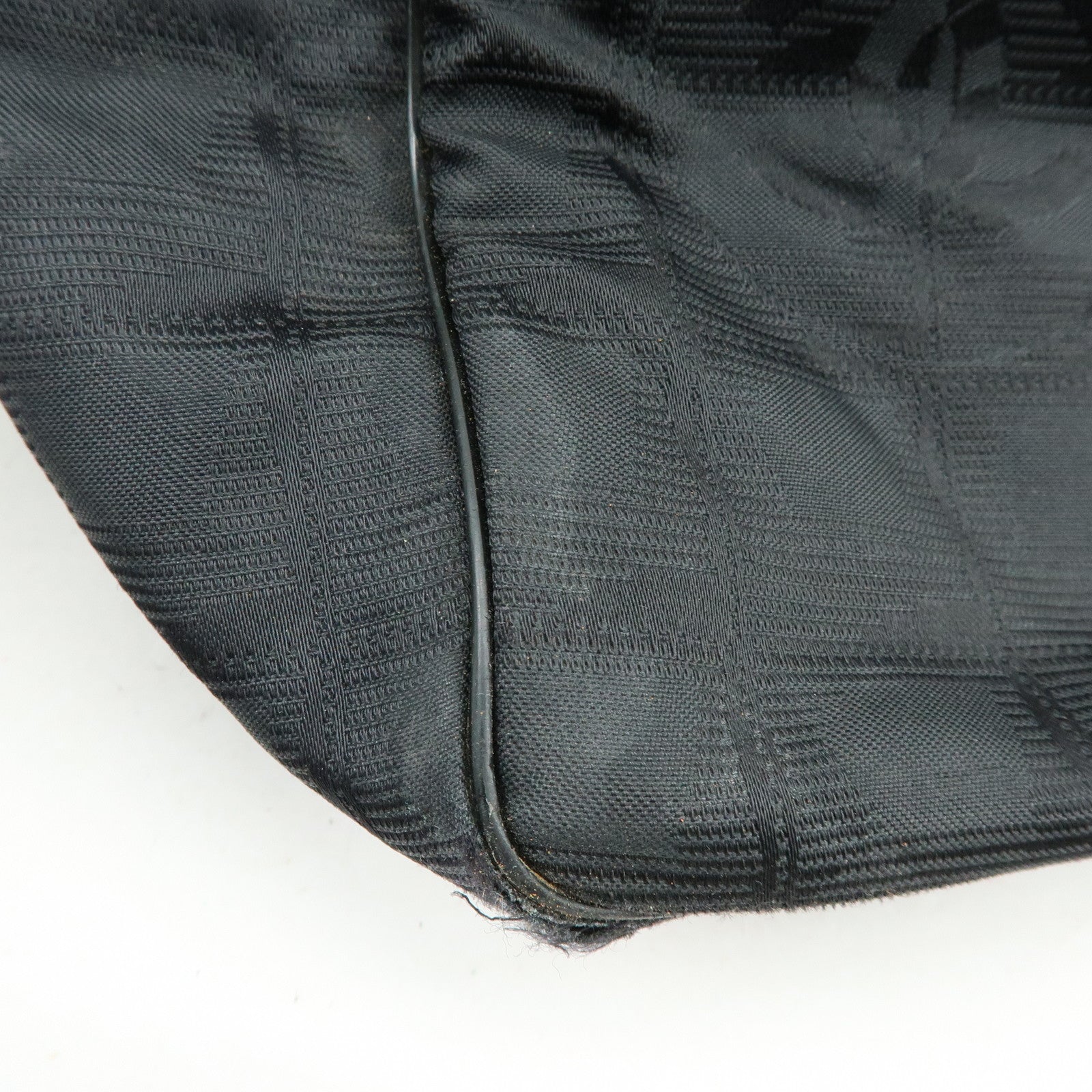 CHANEL New Travel Line Nylon Jacquard Leather Tote Bag A15991