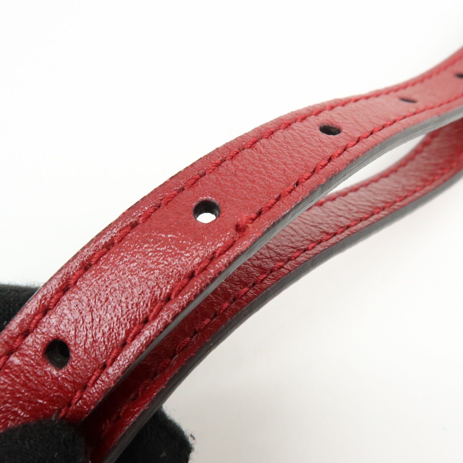GUCCI Leather Basketball Shaped Mini Hand Shoulder Bag Red 547855