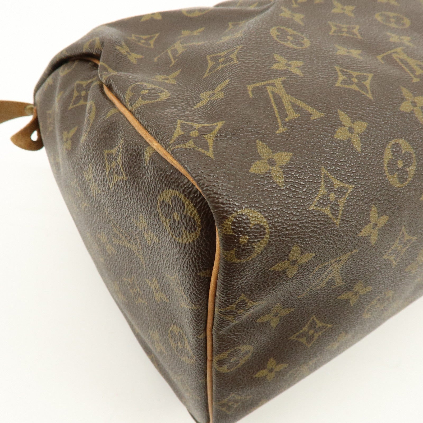 Louis Vuitton Monogram Speedy 40 Hand Bag Boston Bag Brown M41522
