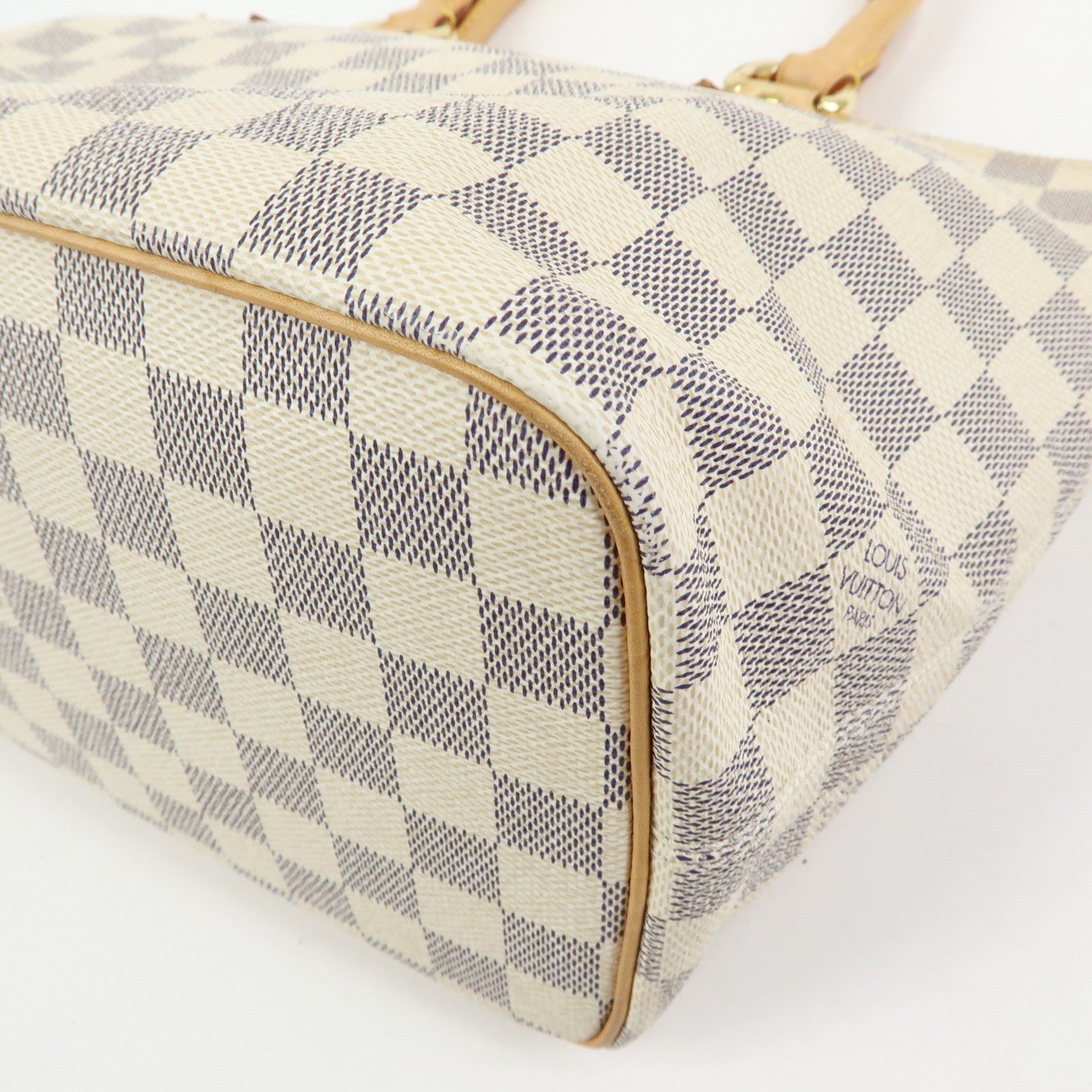 Louis Vuitton Damier Azur Saleya PM Tote Bag Hand Bag N51186