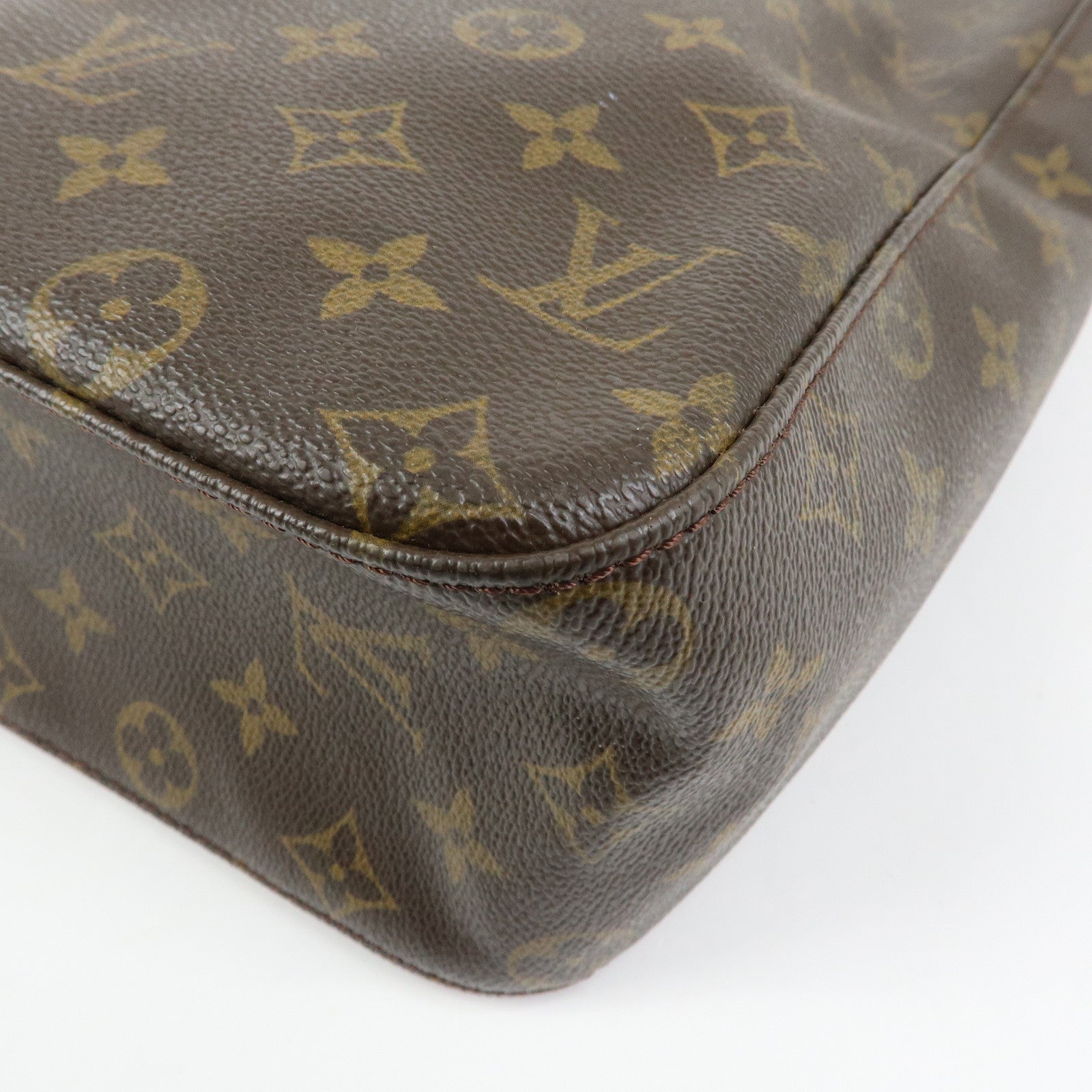 Louis Vuitton Monogram Looping GM Shoulder Bag Brown M51145