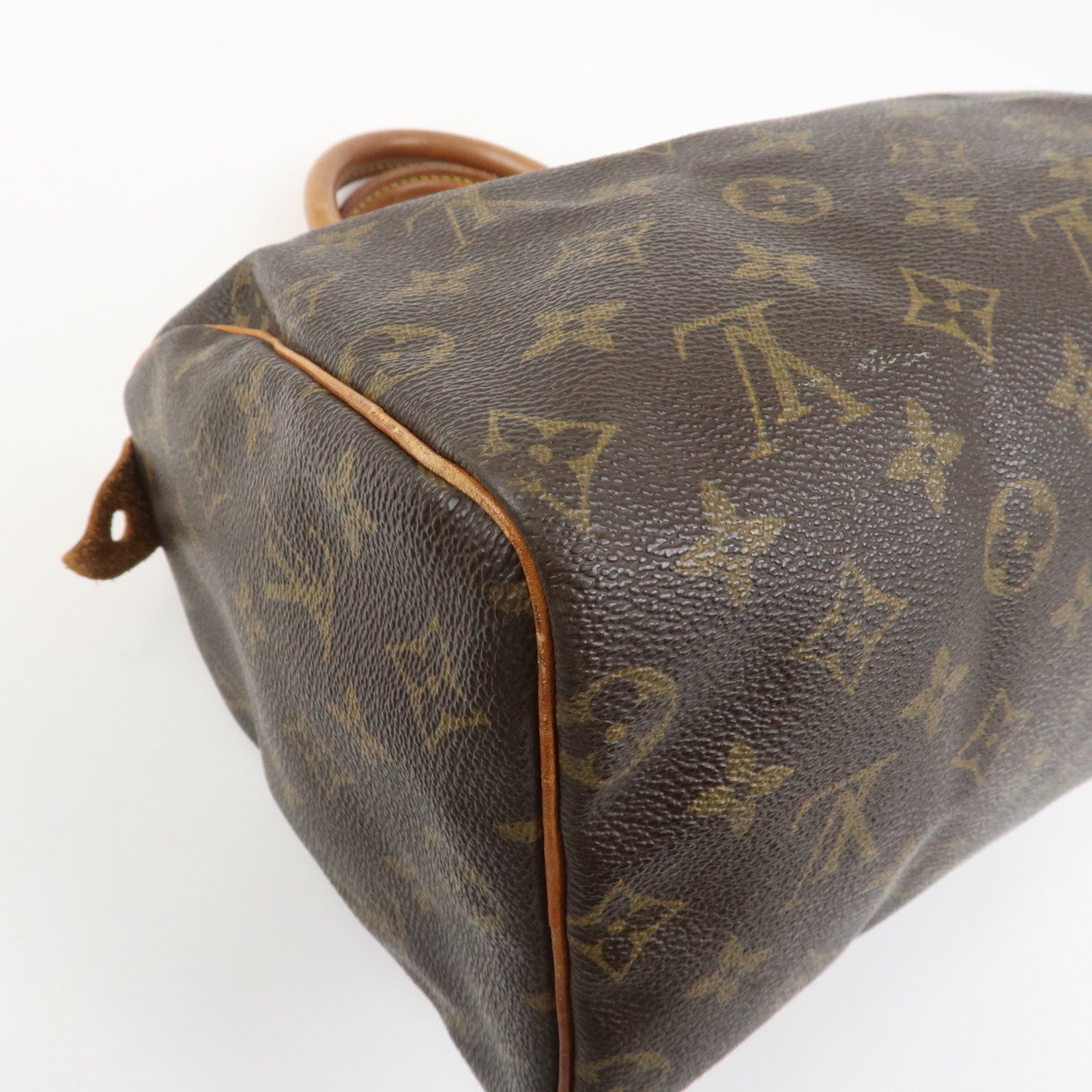 Louis Vuitton Monogram Speedy 25 Boston Bag Hand Bag Brown M41528