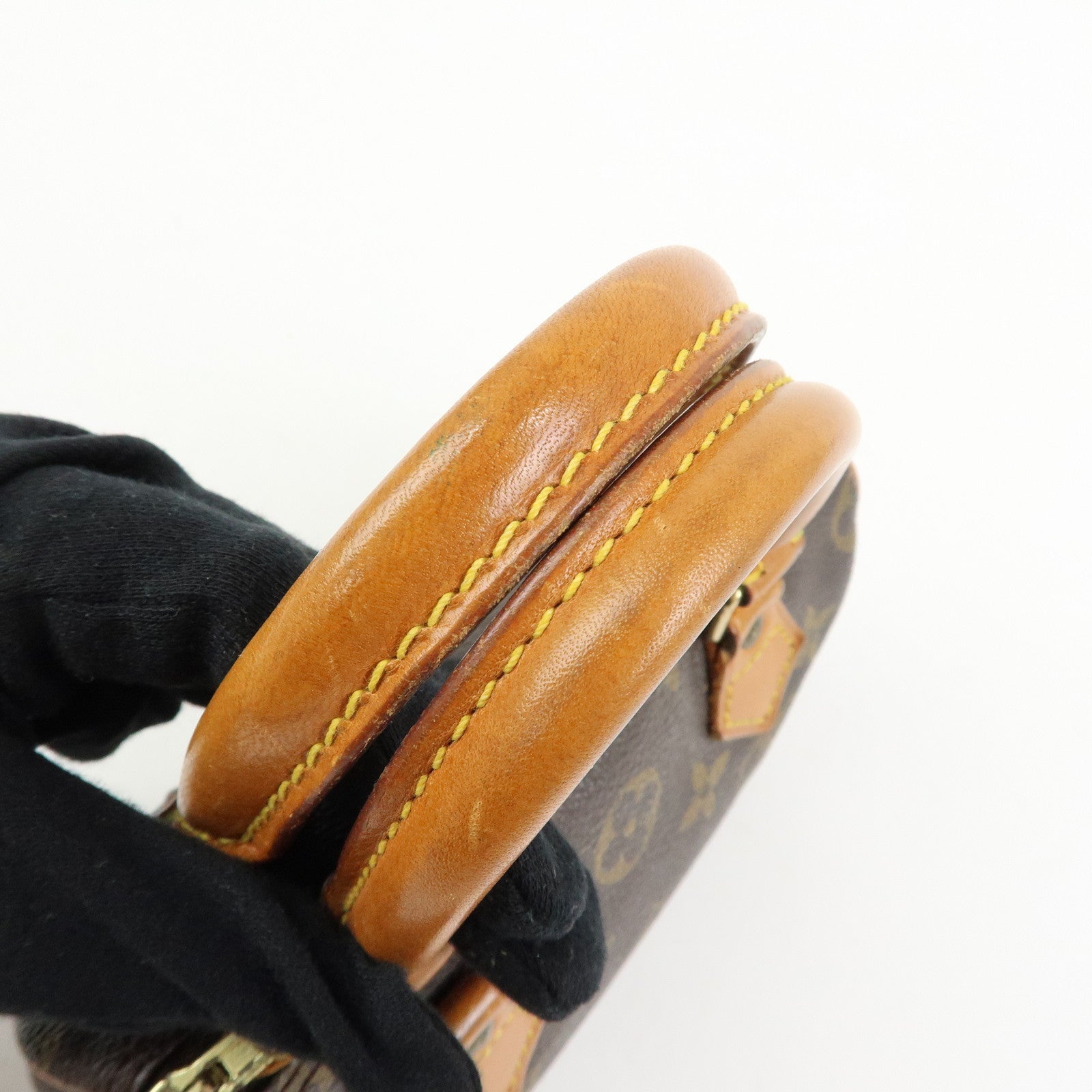 Louis Vuitton Monogram Mini Speedy Hand Bag & Strap Brown M41534