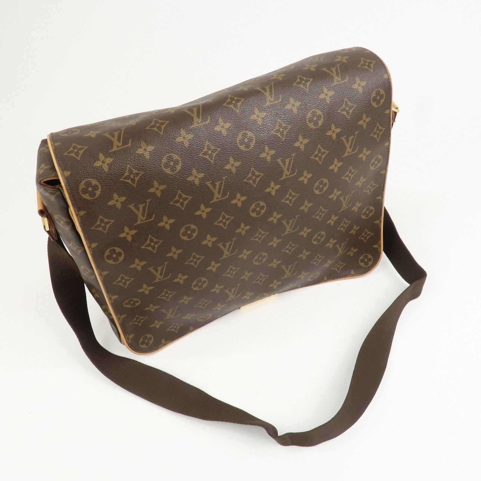 Louis Vuitton Monogram Abbesses Messenger Bag Brown M45257