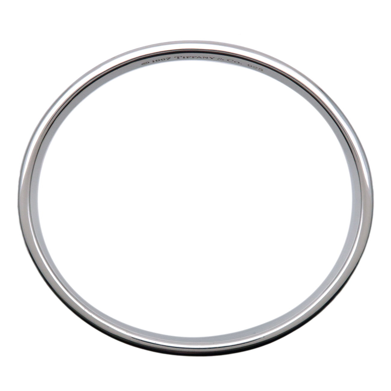 Tiffany & Co 1837 Narrow Bangle Bracelet SV925 Silver