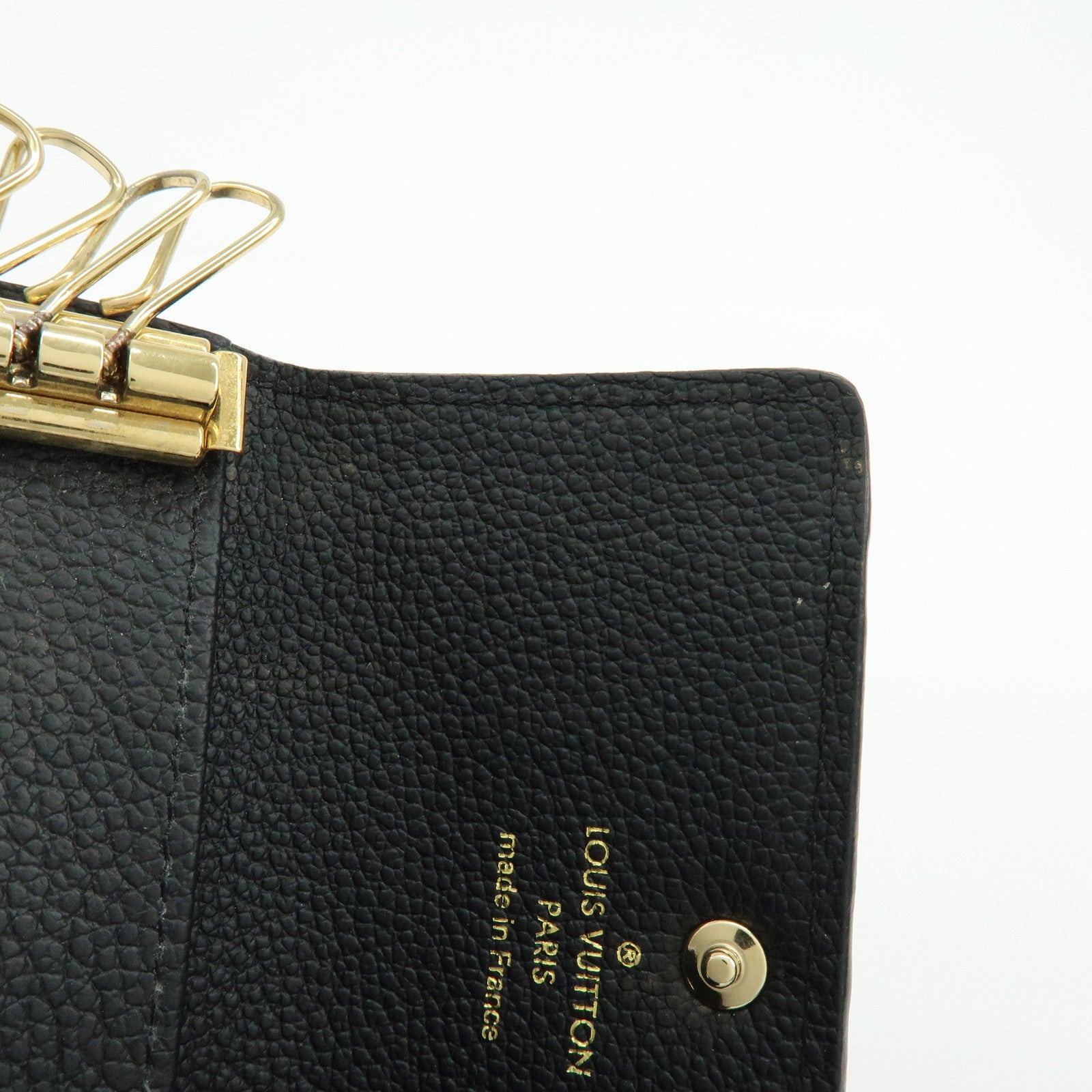 Louis Vuitton Monogram Empreinte Multicles 6 Key Case Noir M64421