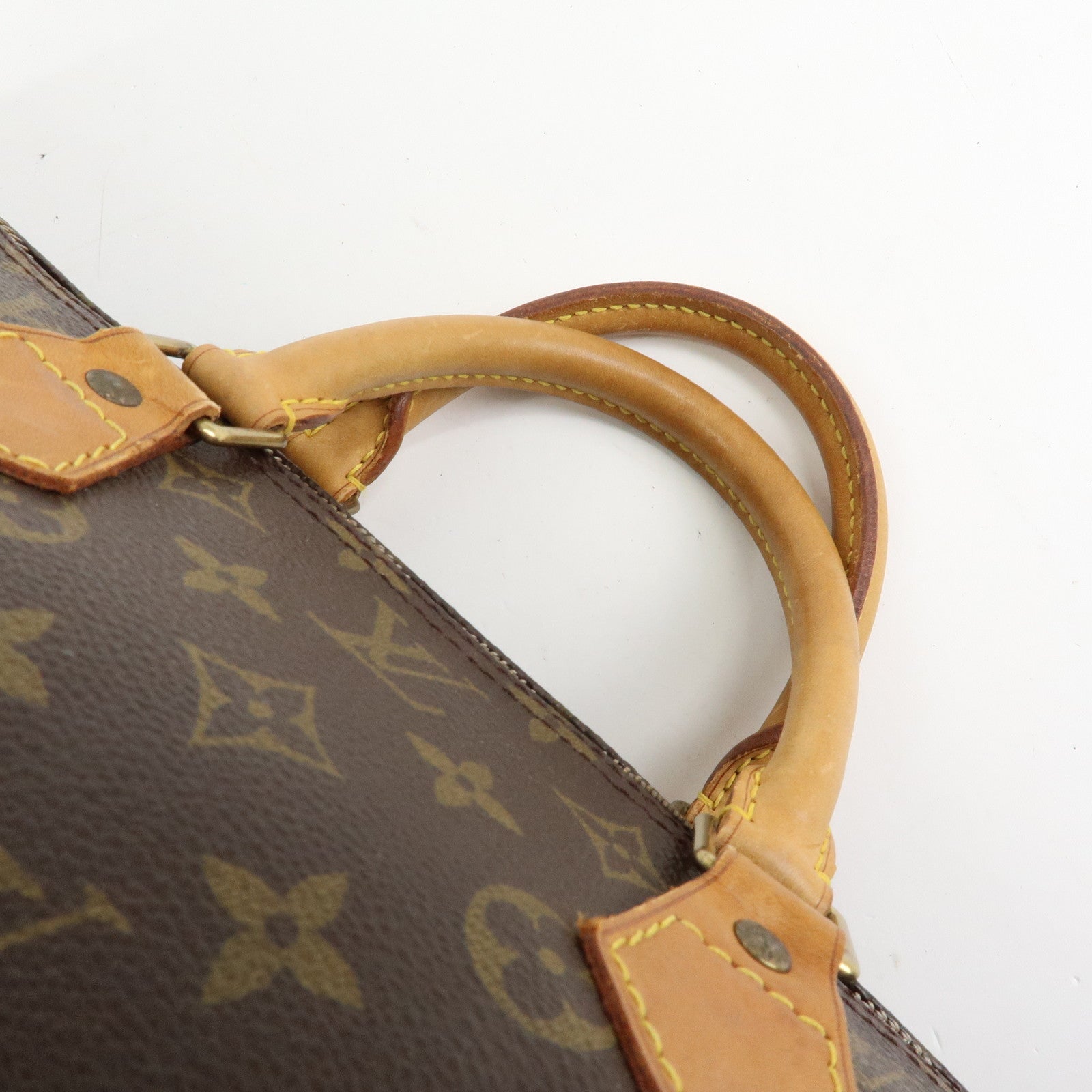 Louis Vuitton Monogram Speedy 40 Hand Bag Boston Bag Brown M41522