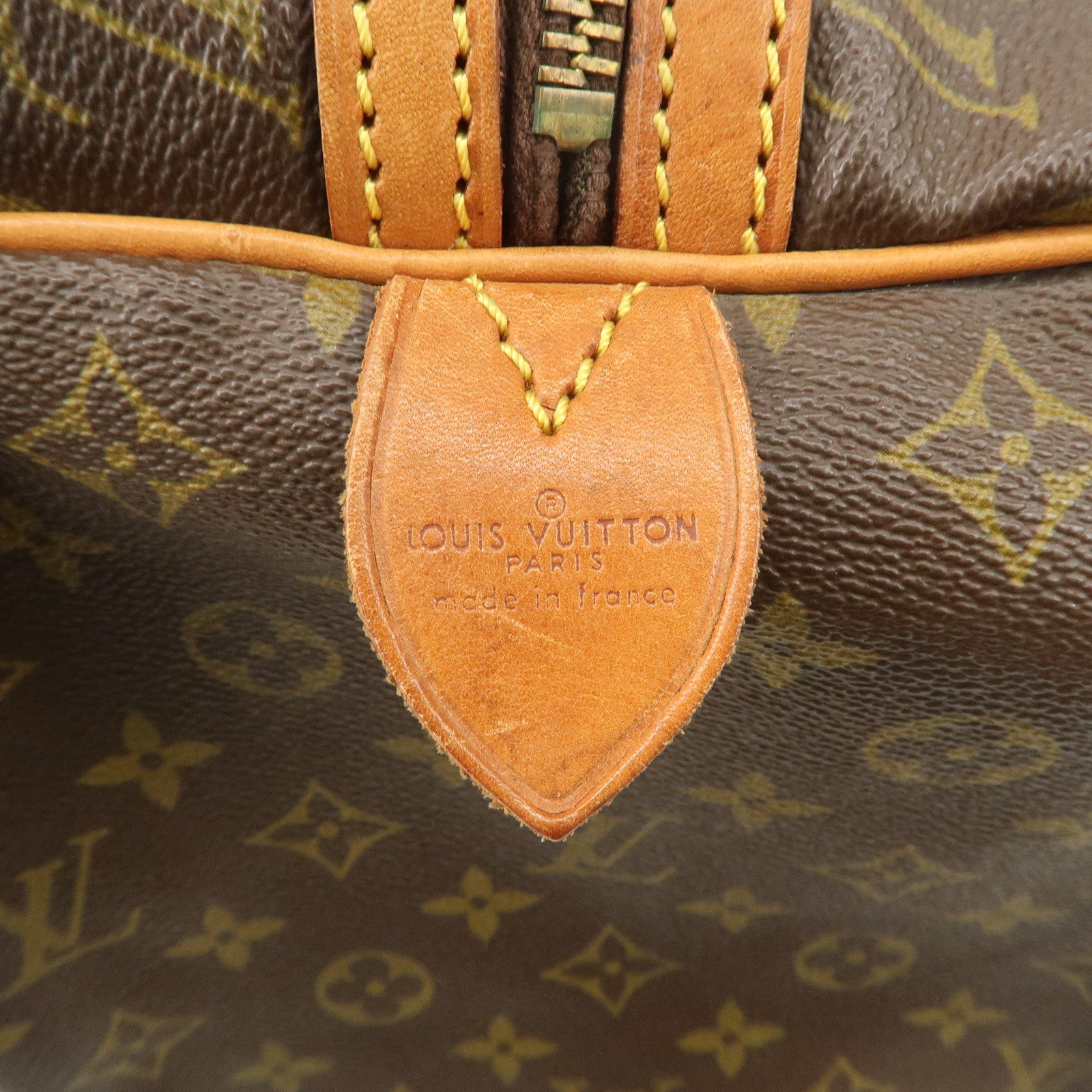 Louis Vuitton Monogram Sac Souple 45 Boston Bag Brown M41624 Used