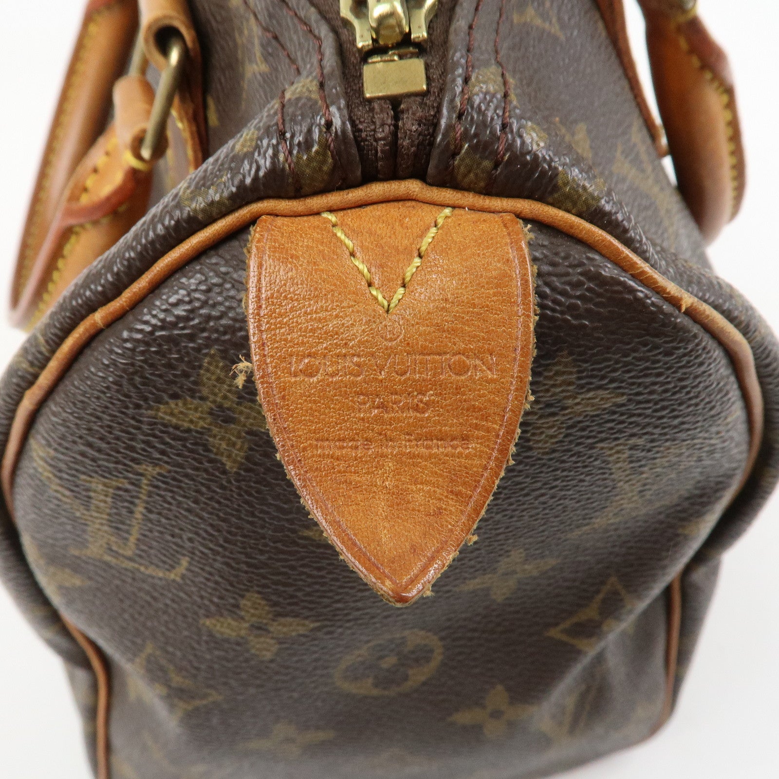 Louis Vuitton Monogram Speedy 25 Boston Bag Hand Bag Brown M41528