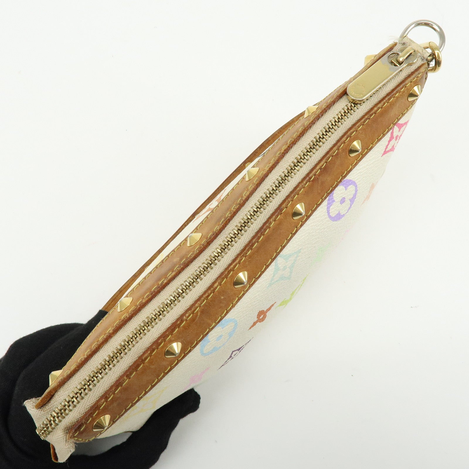 Louis Vuitton Monogram Multicolor Pochette Accessoires Blanc M92649