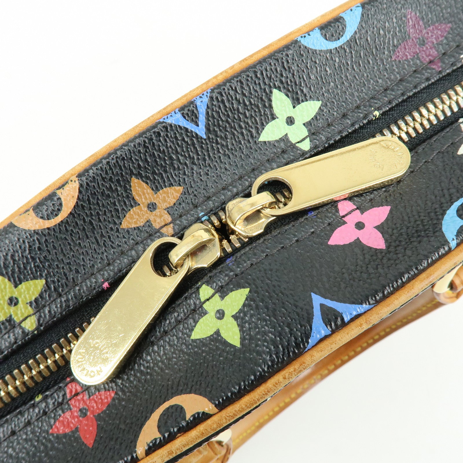 Louis Vuitton Monogram Trouville Multicolor Hand Bag Noir M92662
