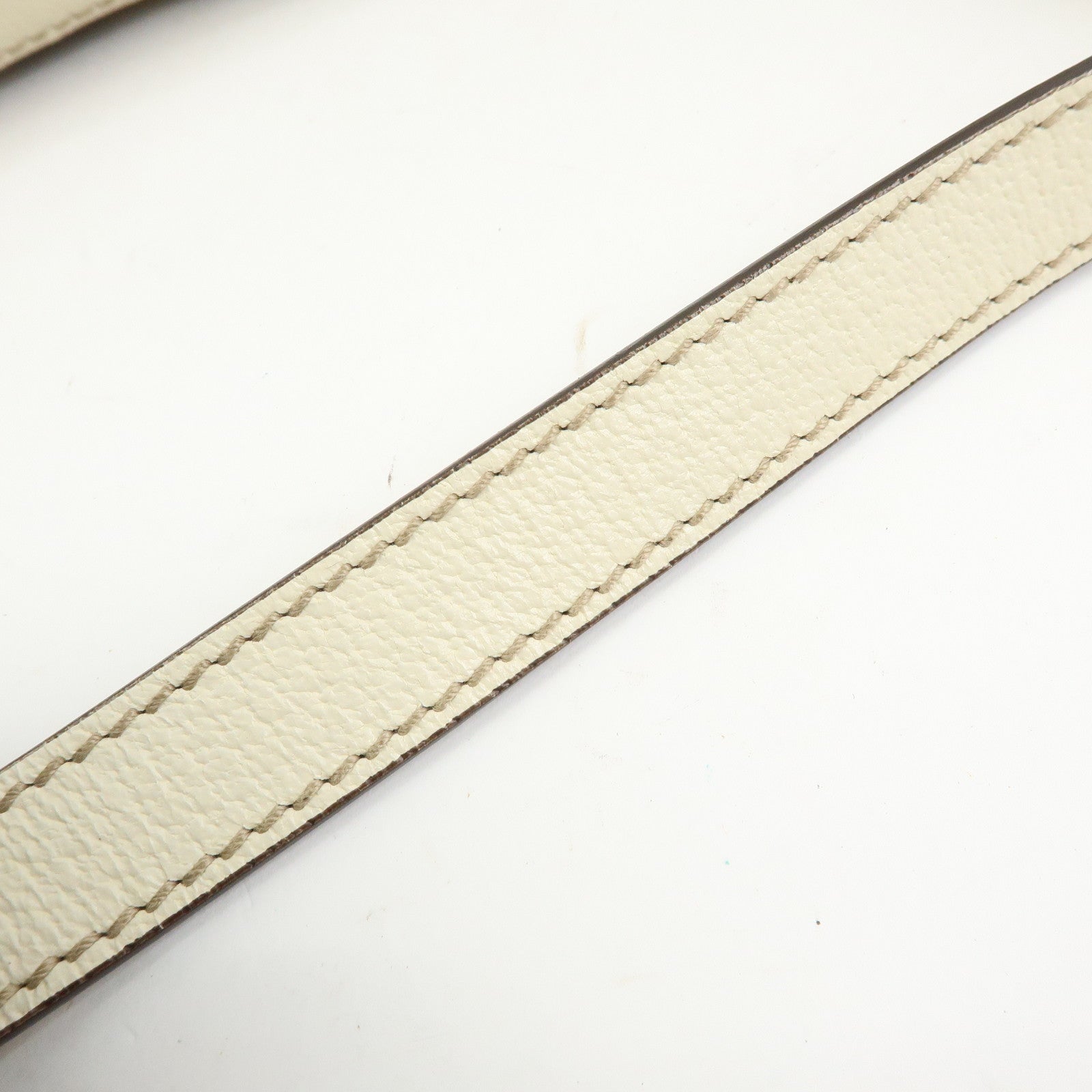 GUCCI GG Canvas Leather Shoulder Bag Hand Bag Beige Ivory 153010