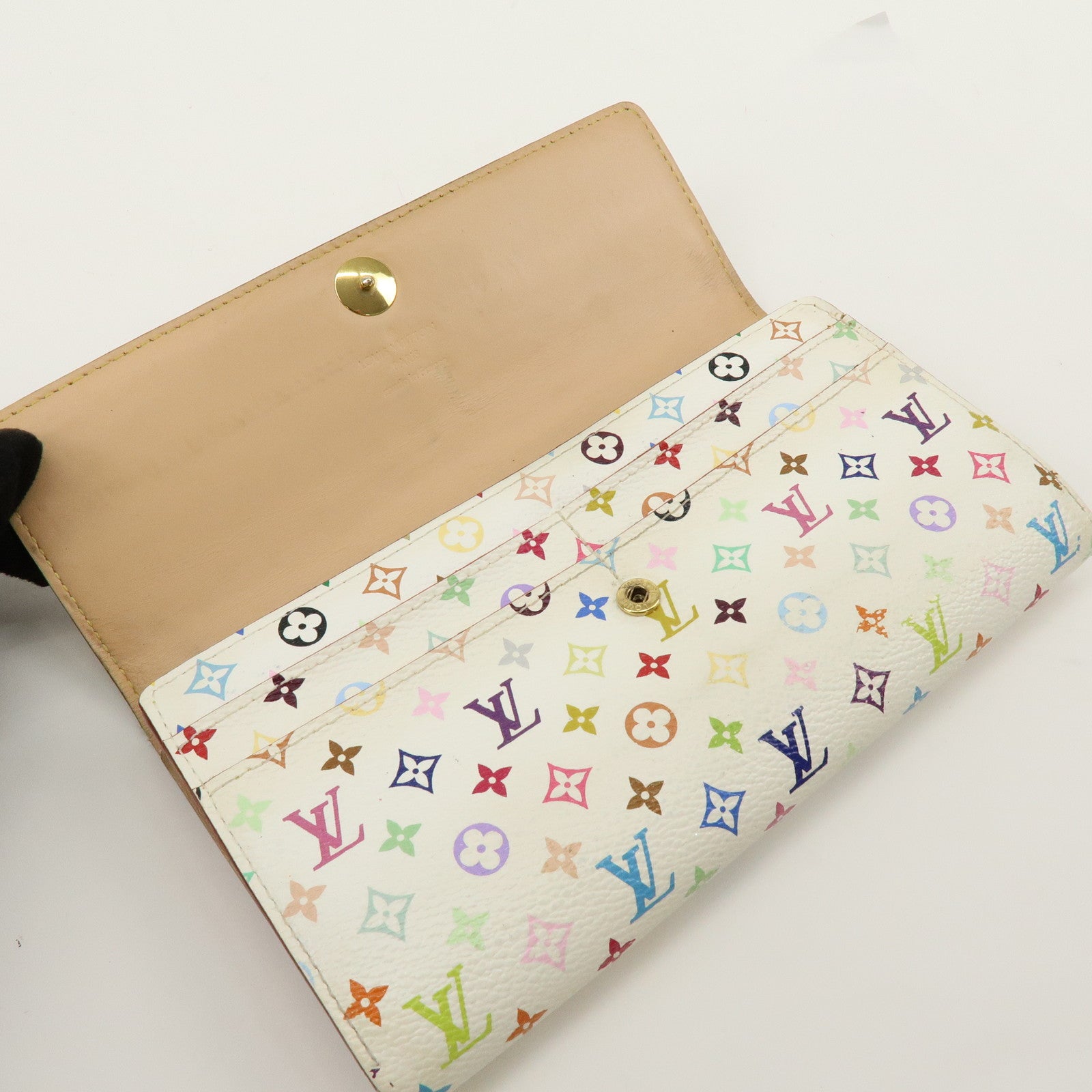 Louis Vuitton Monogram Multicolor Portefeuille Sarah Wallet M93532