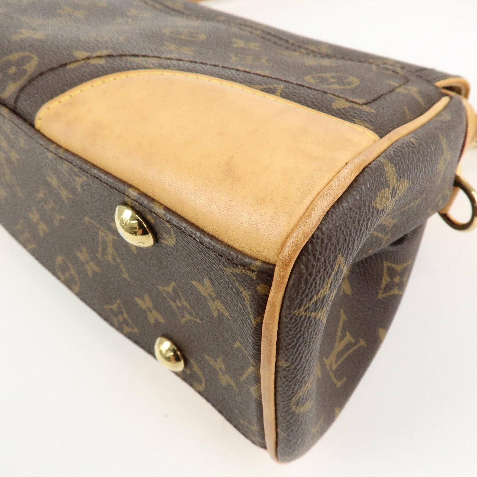 Louis Vuitton Monogram Beverly MM Shoulder Bag Brown M40121