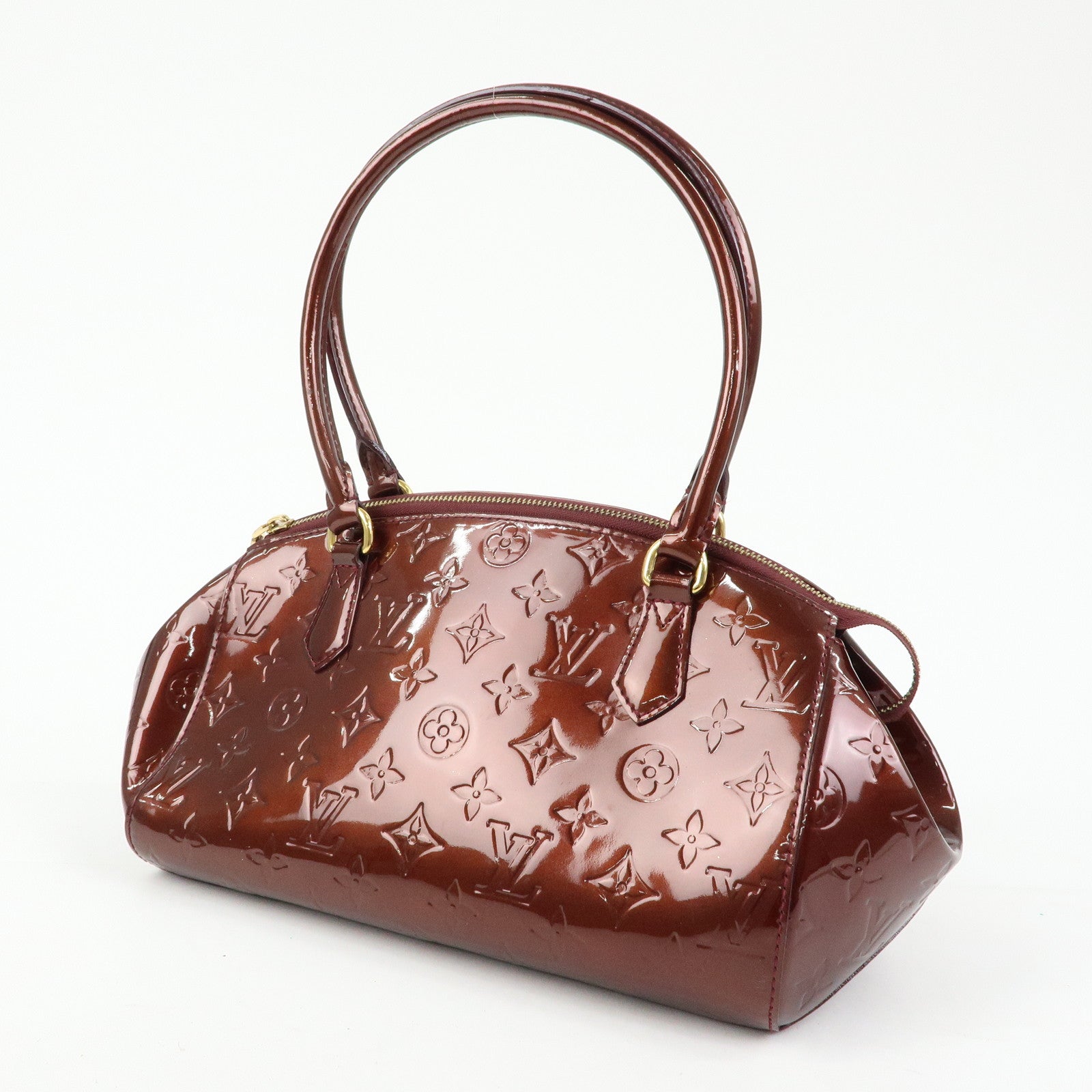 Louis Vuitton Monogram Vernis Sherwood PM Rouge Forvist M91492