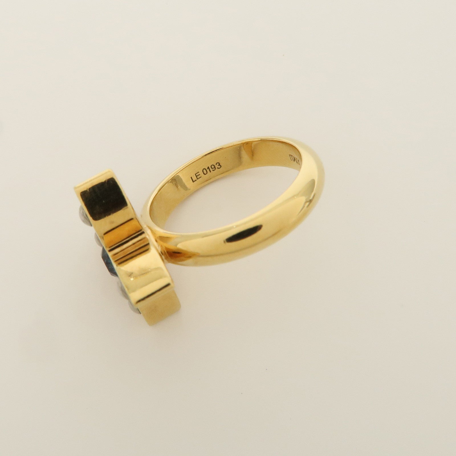 Louis Vuitton Set of 2 Bague Love Letters Ring Size M M67117