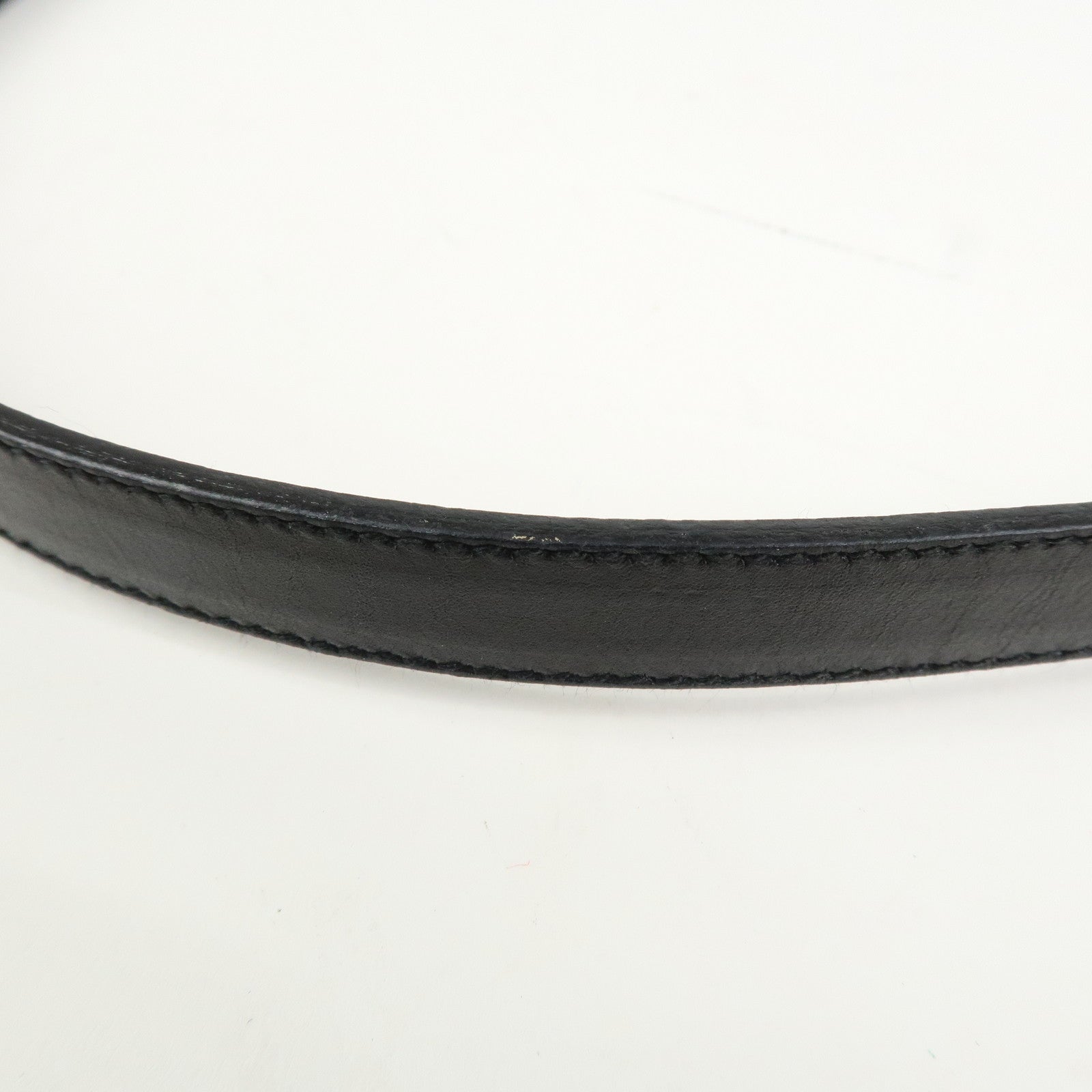 Ferragamo Varra Ribbon Leather 2Way Bag Shoulder Bag Hand Bag Black