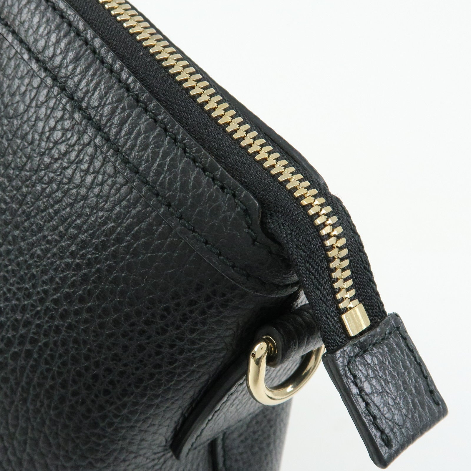 GUCCI Interlocking G Calf Leather 2Way Hand Bag Shoulder Bag 449651